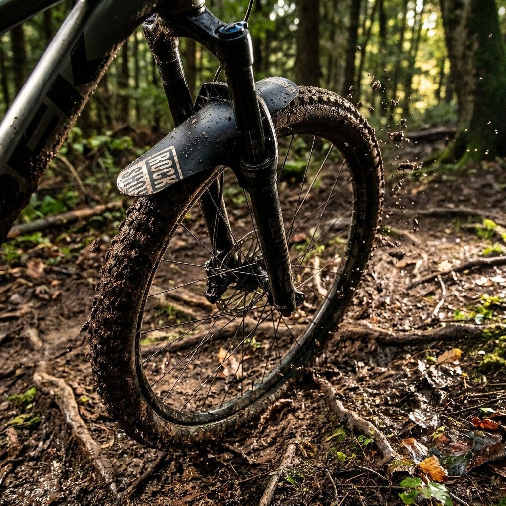 RockShox Schutzblech Rockshox Fender MTB universal vorne 00.4318.020.021,black/tan camouf.P