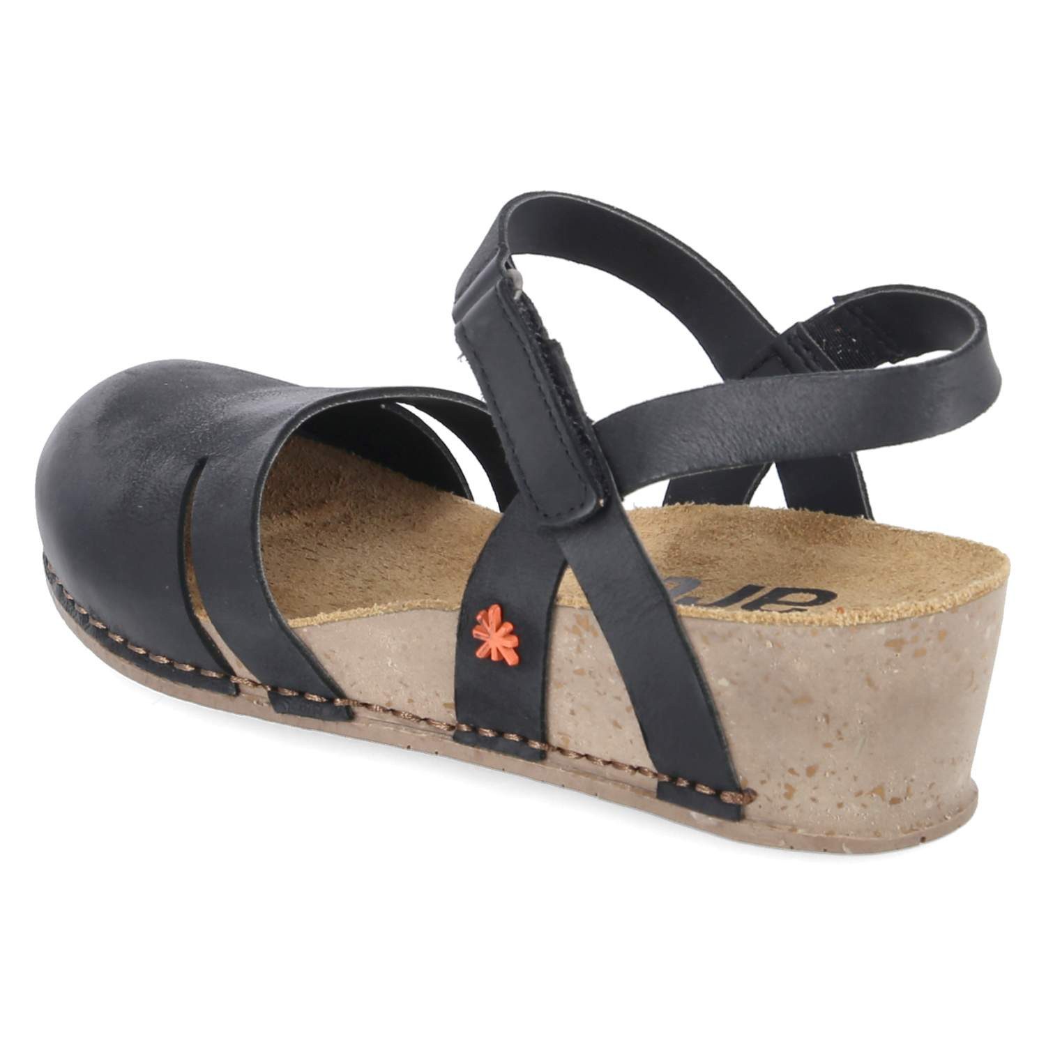 Art Art 1931 ROMA BLACK/ I LIVE Damen Glattleder black Keilsandalette