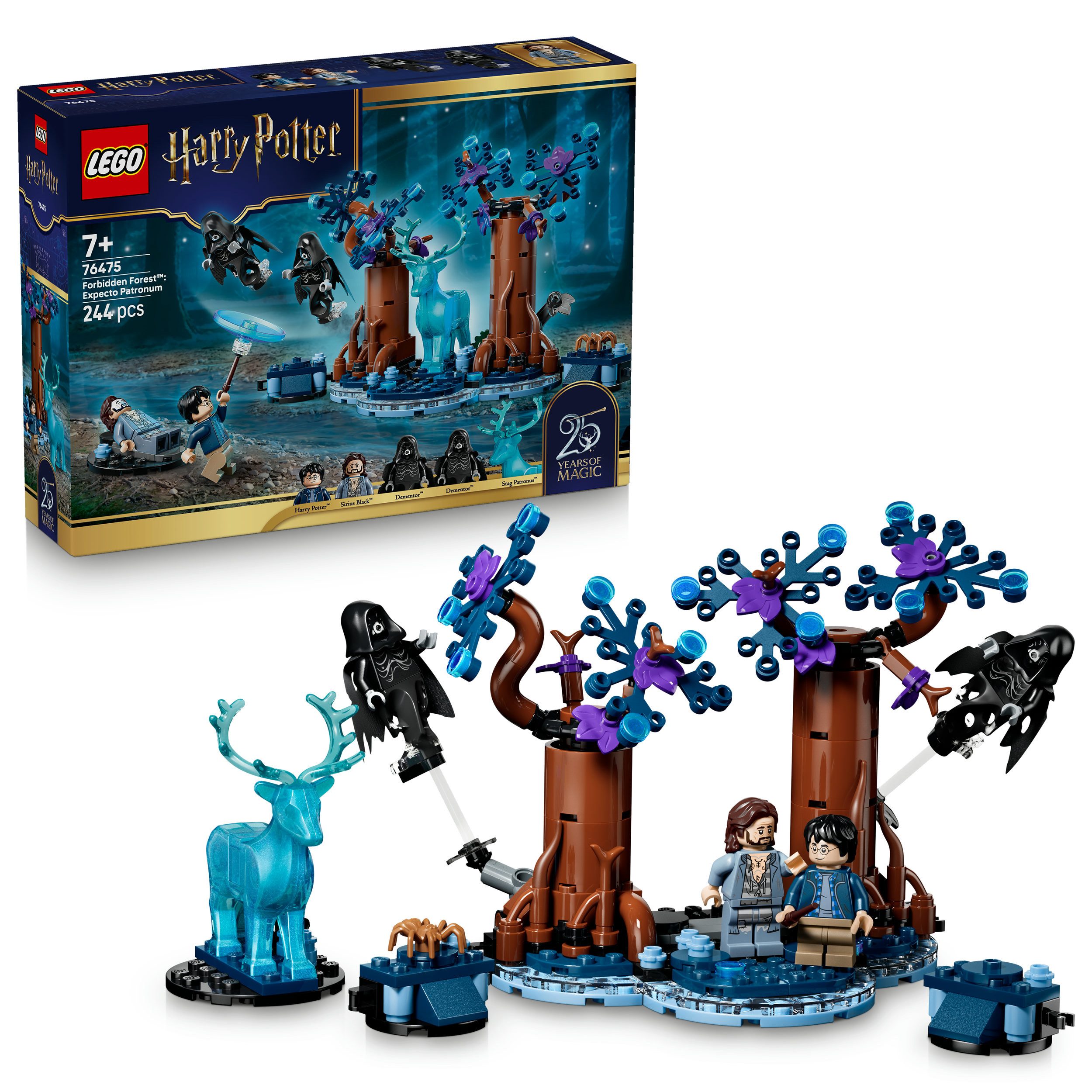 LEGO® Verbotener Wald: Expecto Patronum (76475), LEGO Harry Potter Konstruktionsspielsteine, (244 St), Made in Europe