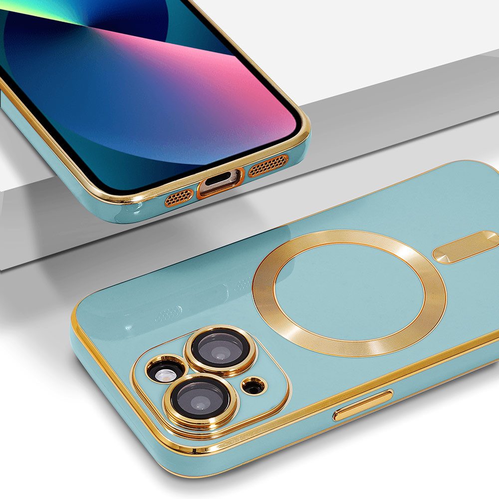 FITSU Handyhülle Hülle für iPhone 13 Handyhülle MagSafe kompatibel mit Kameraschutz 6,1 Zoll, MagSafe kompatible Schutzhülle für iPhone 13 Hülle Case Handyschale