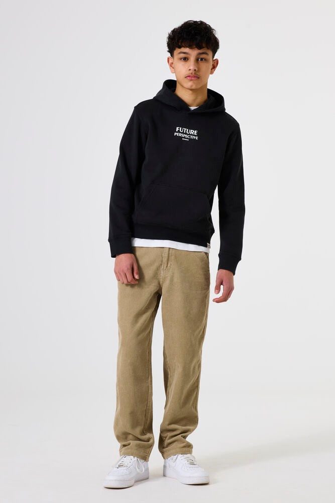 Garcia Hoodie Schwarzer Hoodie mit Textdruck günstig online kaufen