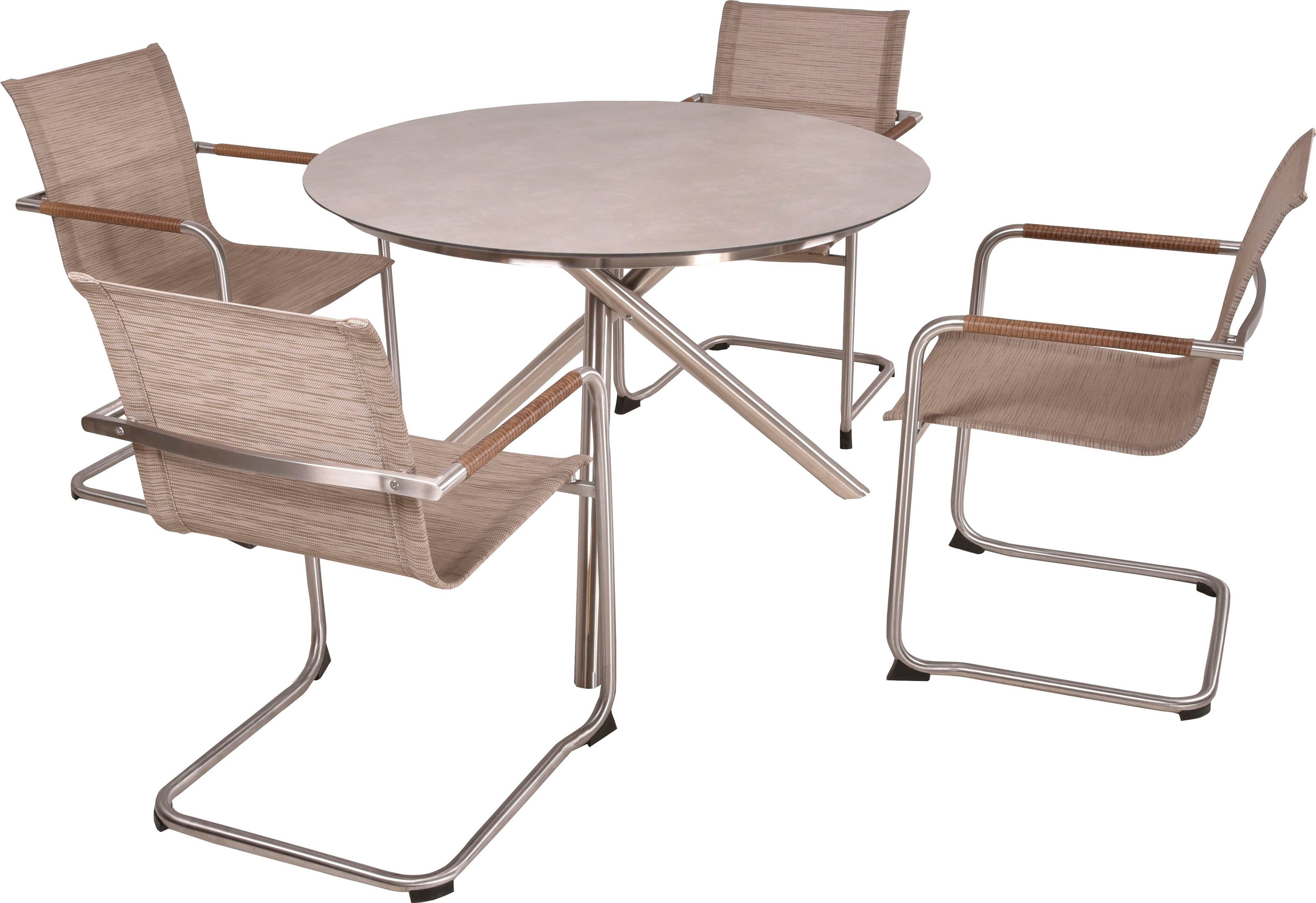 Garden Pleasure Garten-Essgruppe SIENNA, (5-tlg)