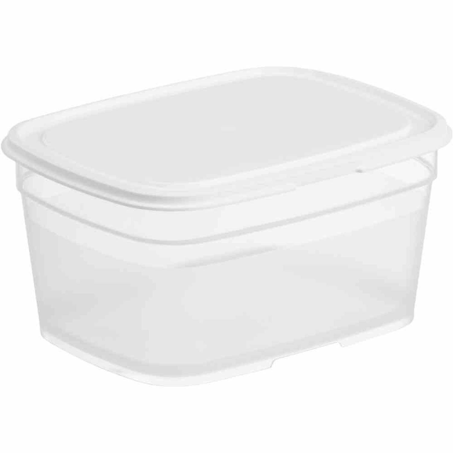 GastroMax Vorratsdose Lebensmittelbehälter rechteckig 1,0 l, Kunststoff