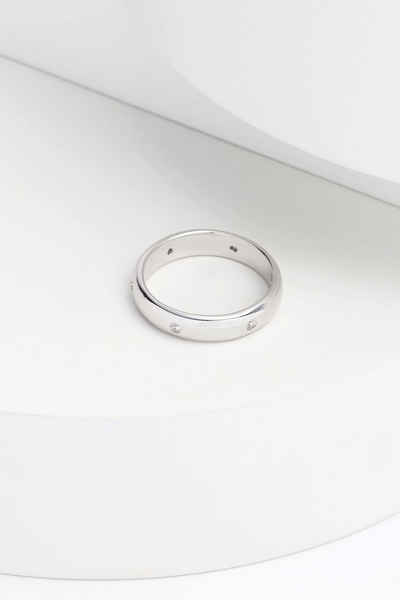 Next Fingerring Collection Luxe Zirkonia-Ring aus Sterlingsilber (1-tlg)