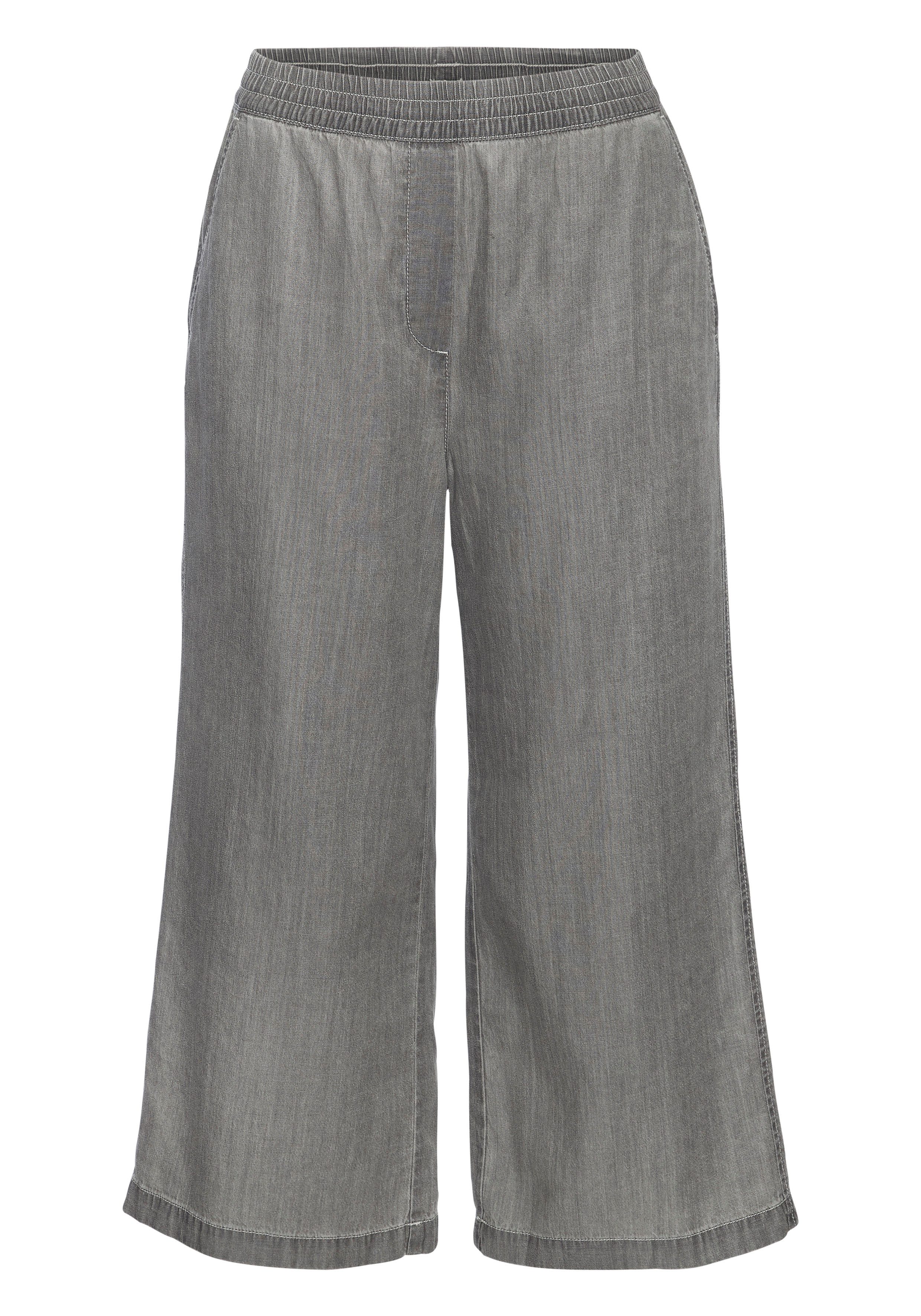 H.I.S Culotte weit geschnitten, in Denim Optik