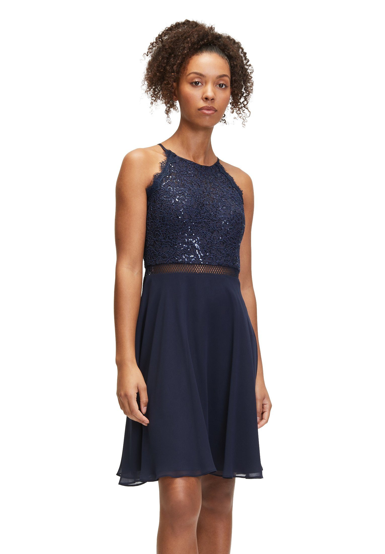 Vera Mont Mont Spitze Vera Night mit Minikleid VM Sky (1-tlg)