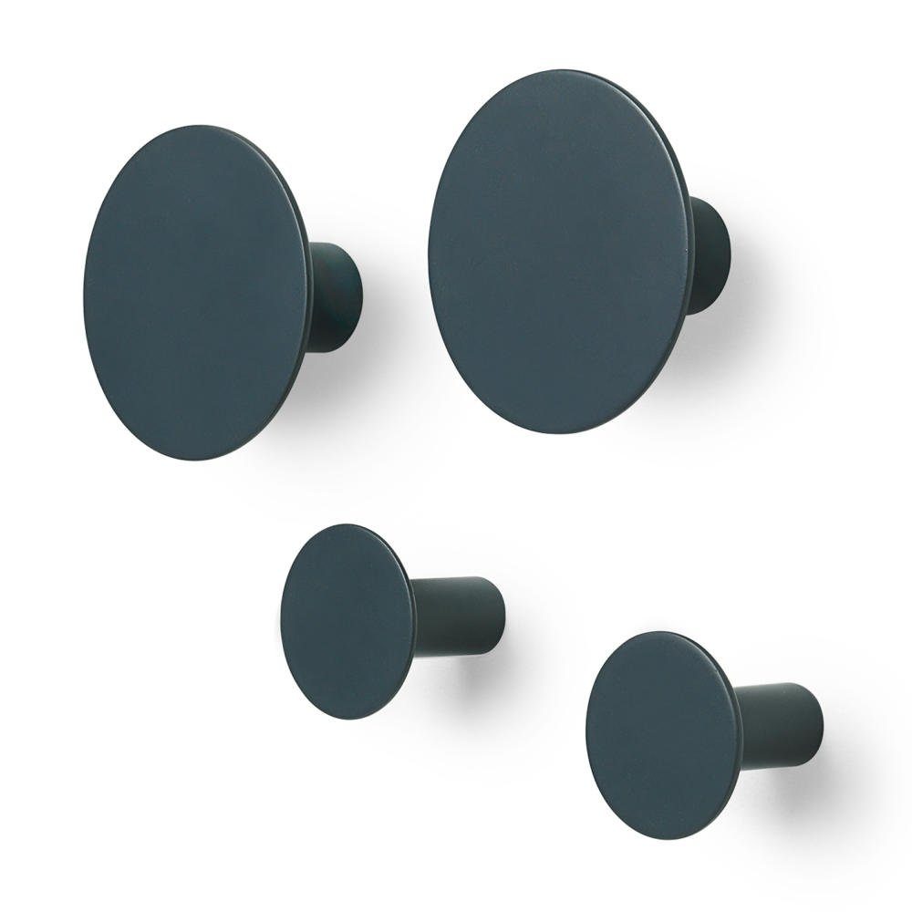 blomus Wandhaken 4er Set -PONTO- Kleiderhaken für die Wand: Modernes Design, Türen, (Set, 4er), nur als Set, inkl. Montagekit