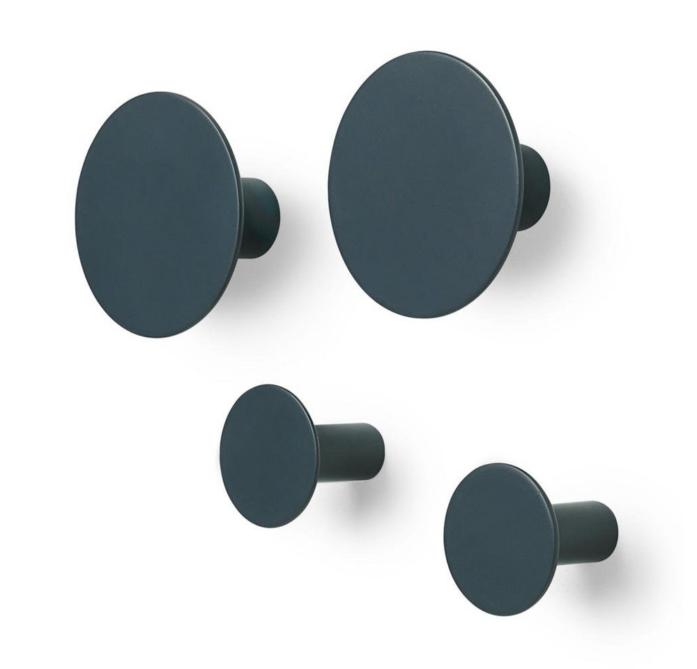 blomus Wandhaken 4er Set -PONTO- Kleiderhaken für die Wand: Modernes Design, Türen, (Set, 4er), nur als Set, inkl. Montagekit