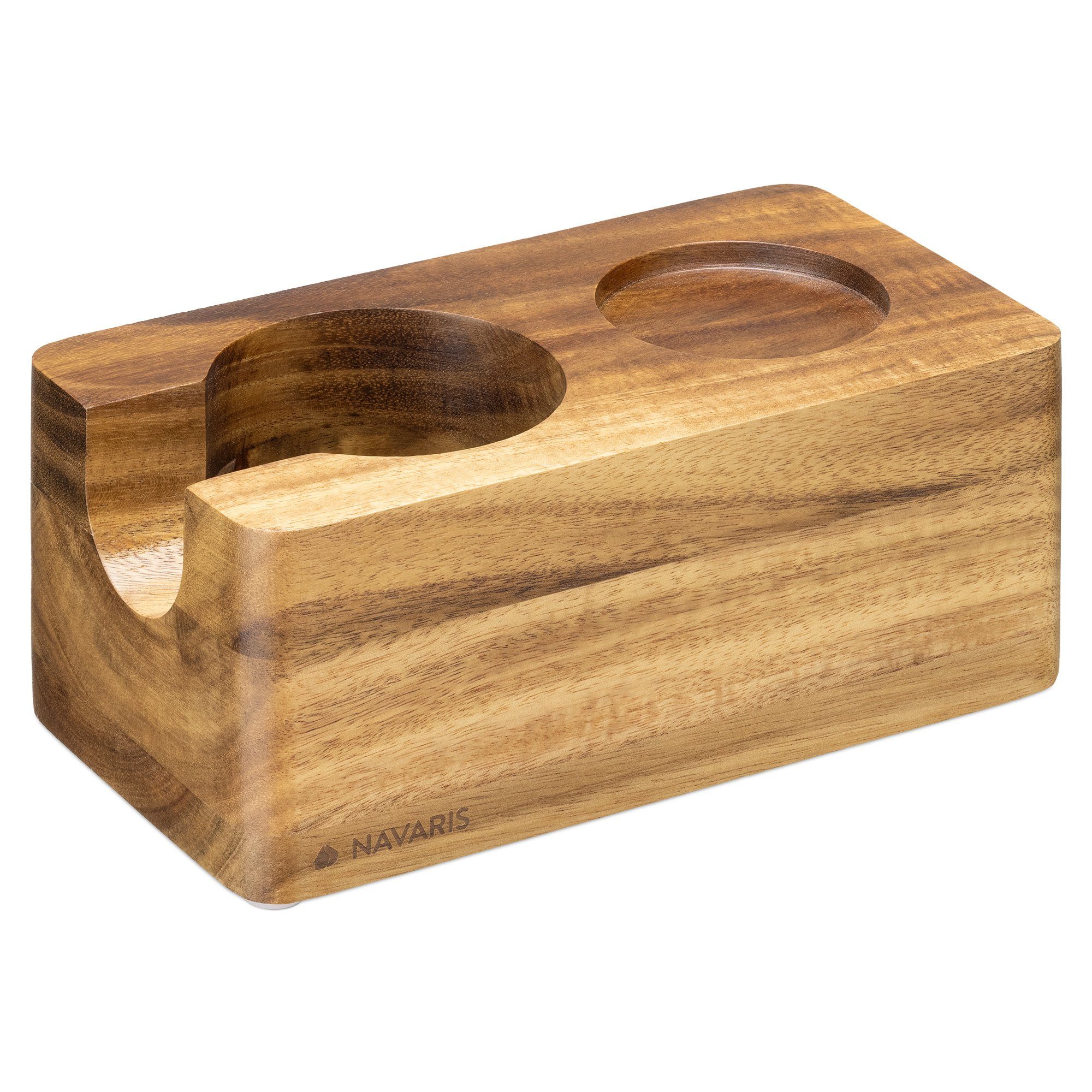 Tamper Tamperstation 51mm/58mm - Holz Tamper Station für Siebträger