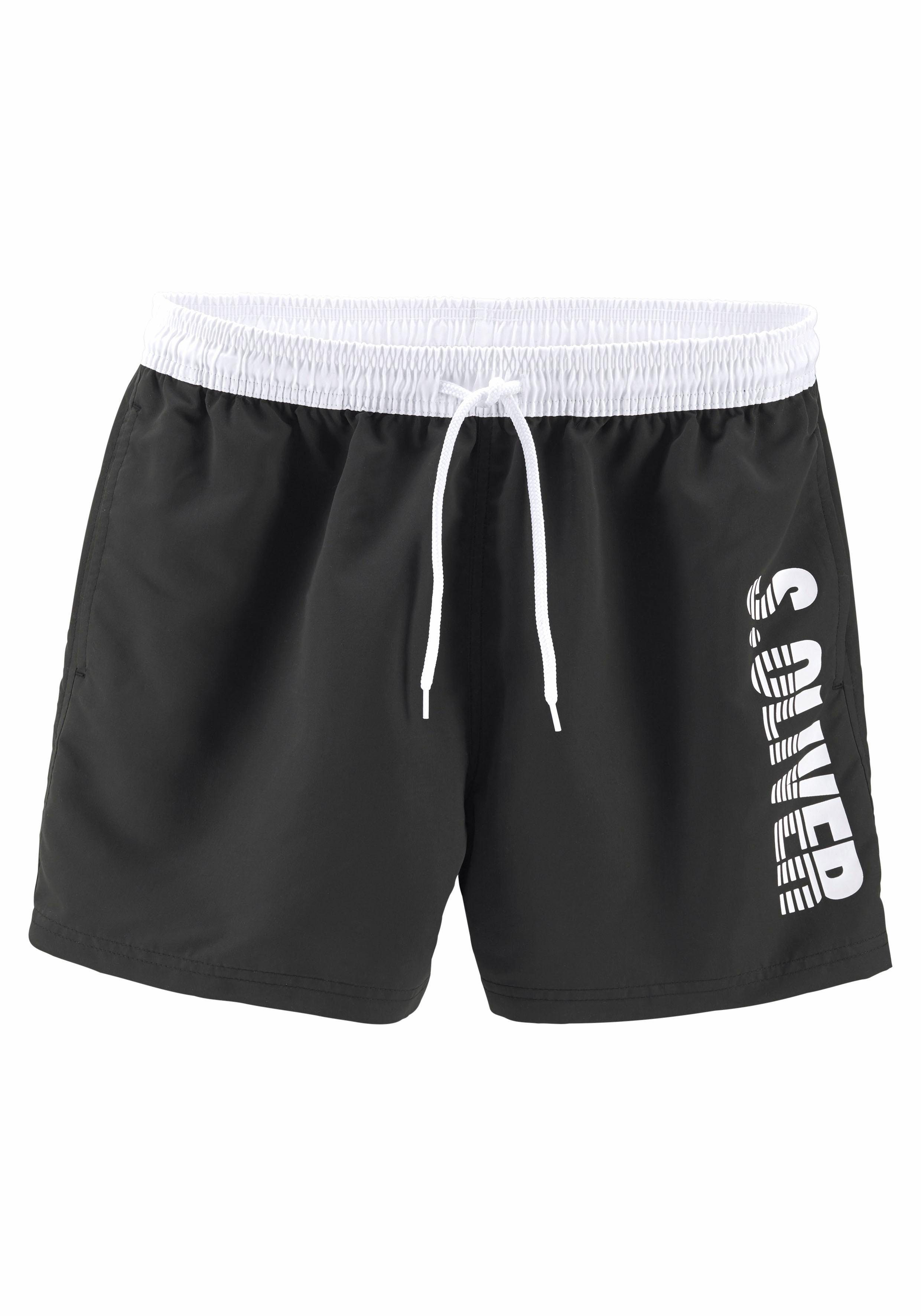 (Kurzgröße) s.Oliver schwarz Badeshorts