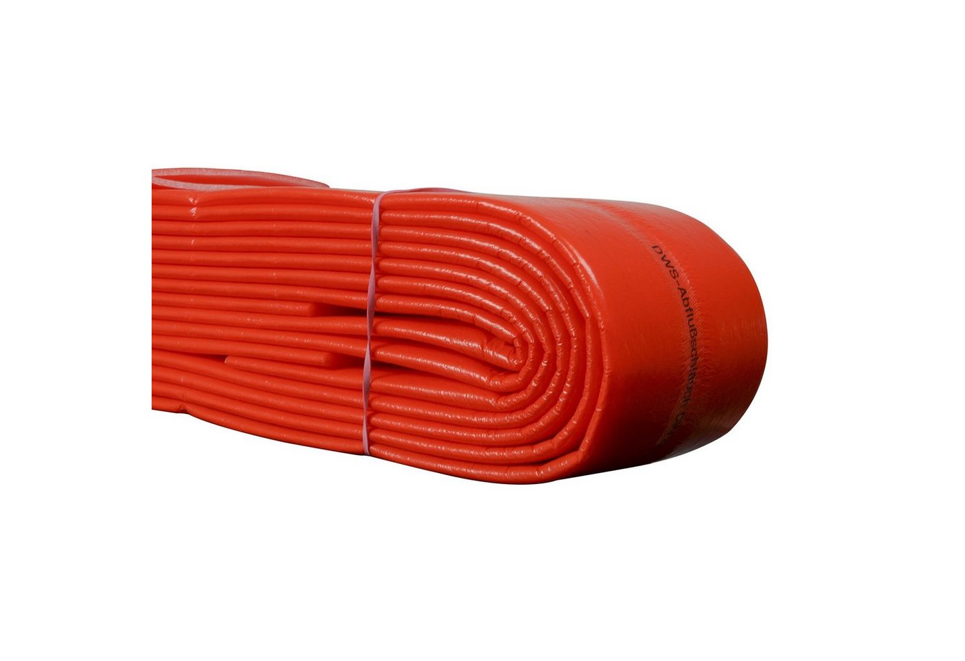 Thumbnail - Scorprotect® Steinwolle PE Schutzschlauch Isolierung 4 mm rot für Abwasser