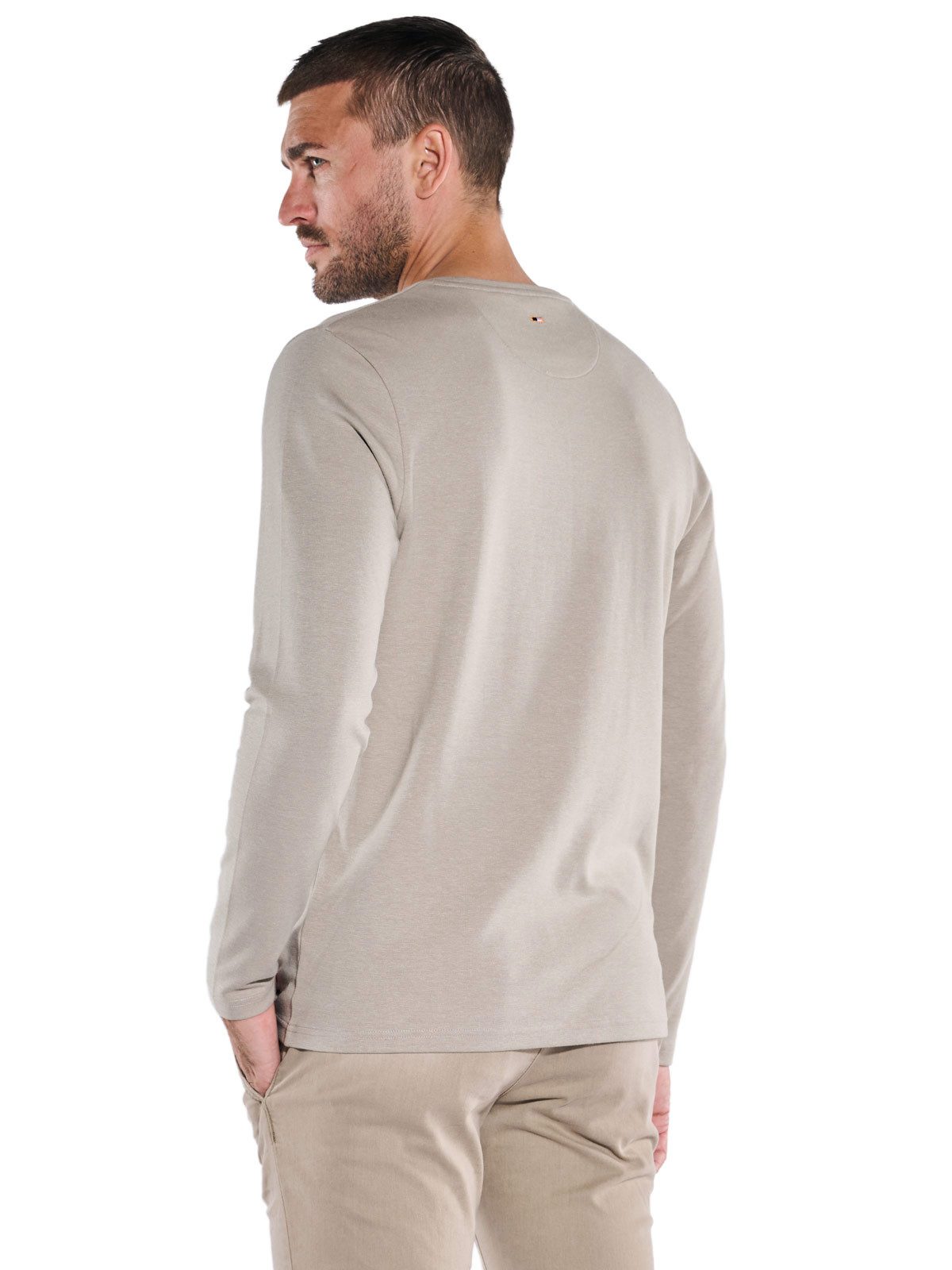 emilio adani Langarmshirt emilio adani Herren Langarm-Shirt strukturiert, B günstig online kaufen