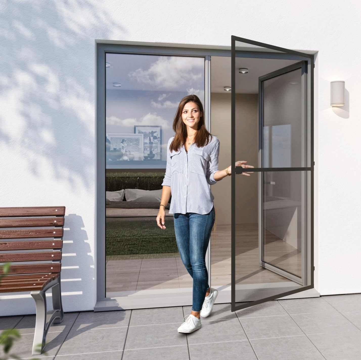 Windhager Защита от насекомых-Tür RHINO, BxH: 100x210 cm