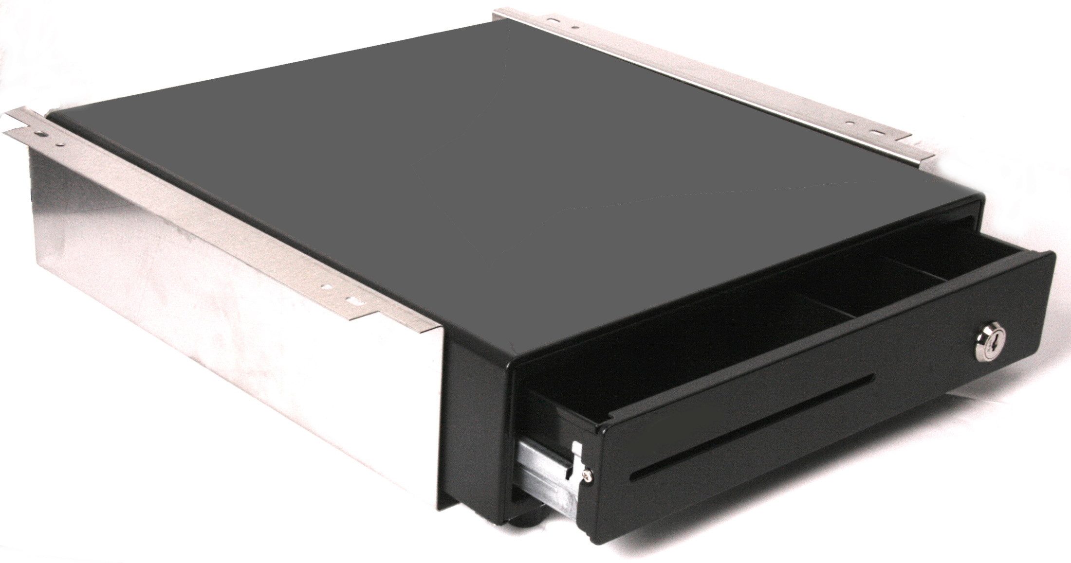 BlitzKasse Geldkassette Kassenlade iQCash330SL-Un RJ-11 SLIM LINE mit Untertischhalterung