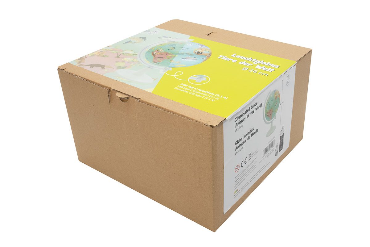 AVANTGARDE Globus Leuchtglobus - Tiere der Welt