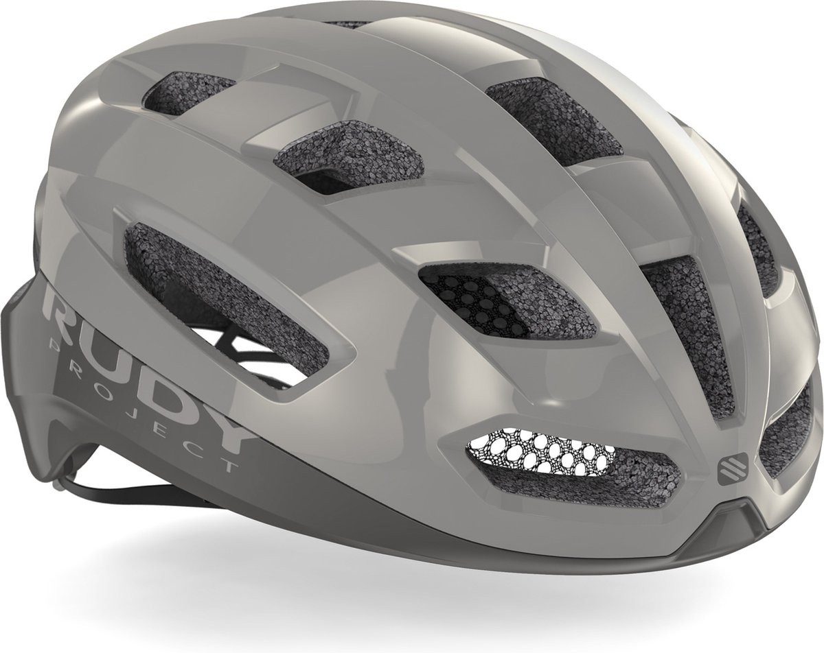Rudy Project Fahrradhelm Skudo Sand Shiny pads + Bug Stop S-M