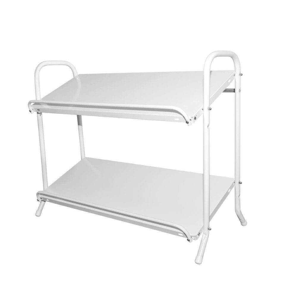 SCHULTE Regalwelt Kastenständer für bis zu 6 Kisten, 74,5x95x40 cm (HxBxT), Traglast pro Ebene 60 Kg