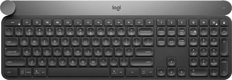 Logitech Craft Advanced Keyboard PC-Tastatur (Nummernblock), 10 Meter  kabellose Reichweite
