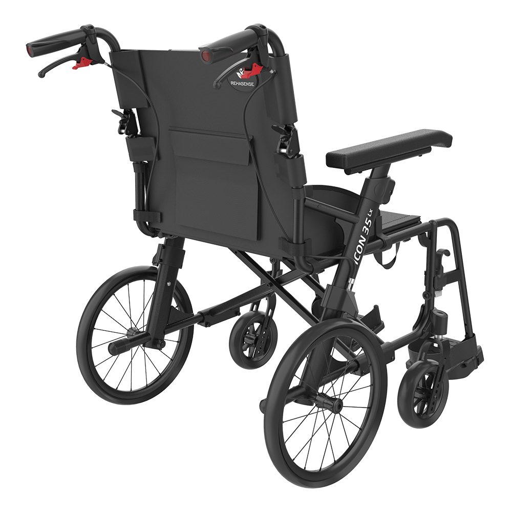 Rehasense Rollstuhl Reiserollstuhl Icon 35 LX von Rehasense
