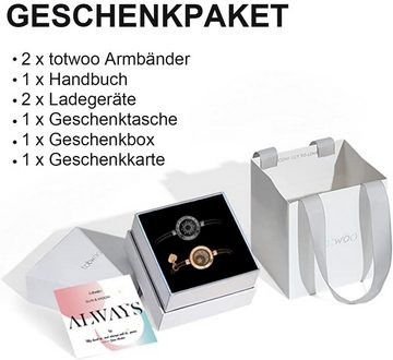 Novzep Armband TOTWOO Paararmbänder, Geschenke, vibrierend und leuchtend (2-tlg)