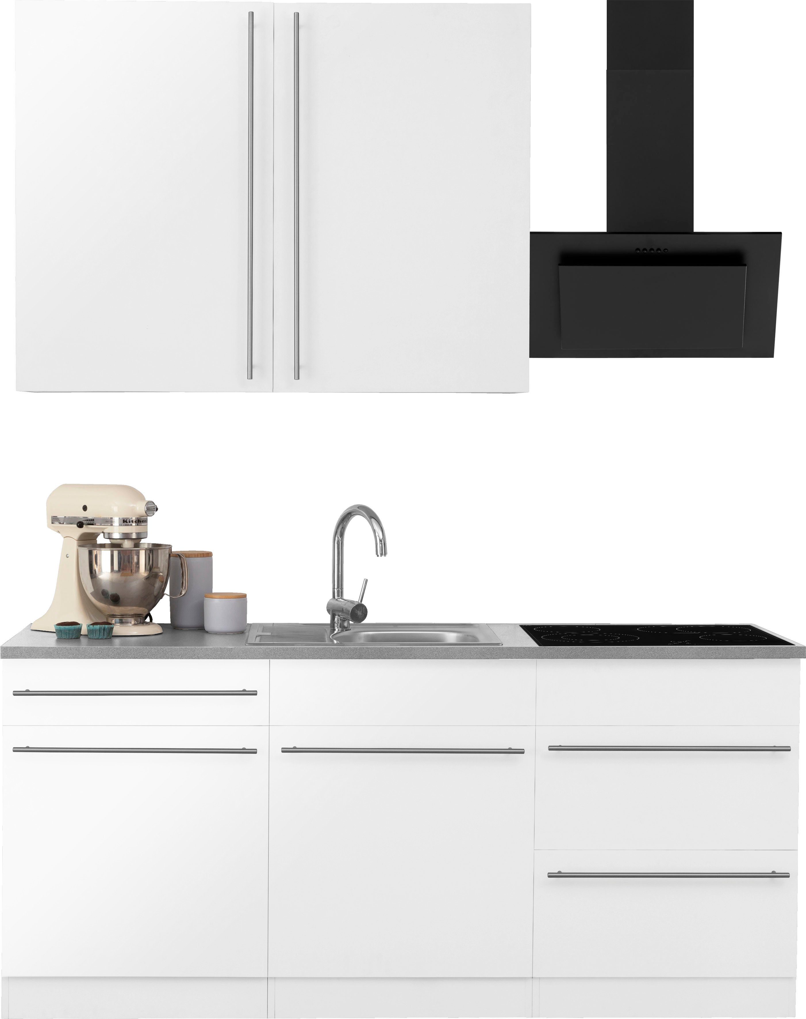 wiho Küchen Küche Chicago, wahlweise mit E-Geräten, Breite 180 cm