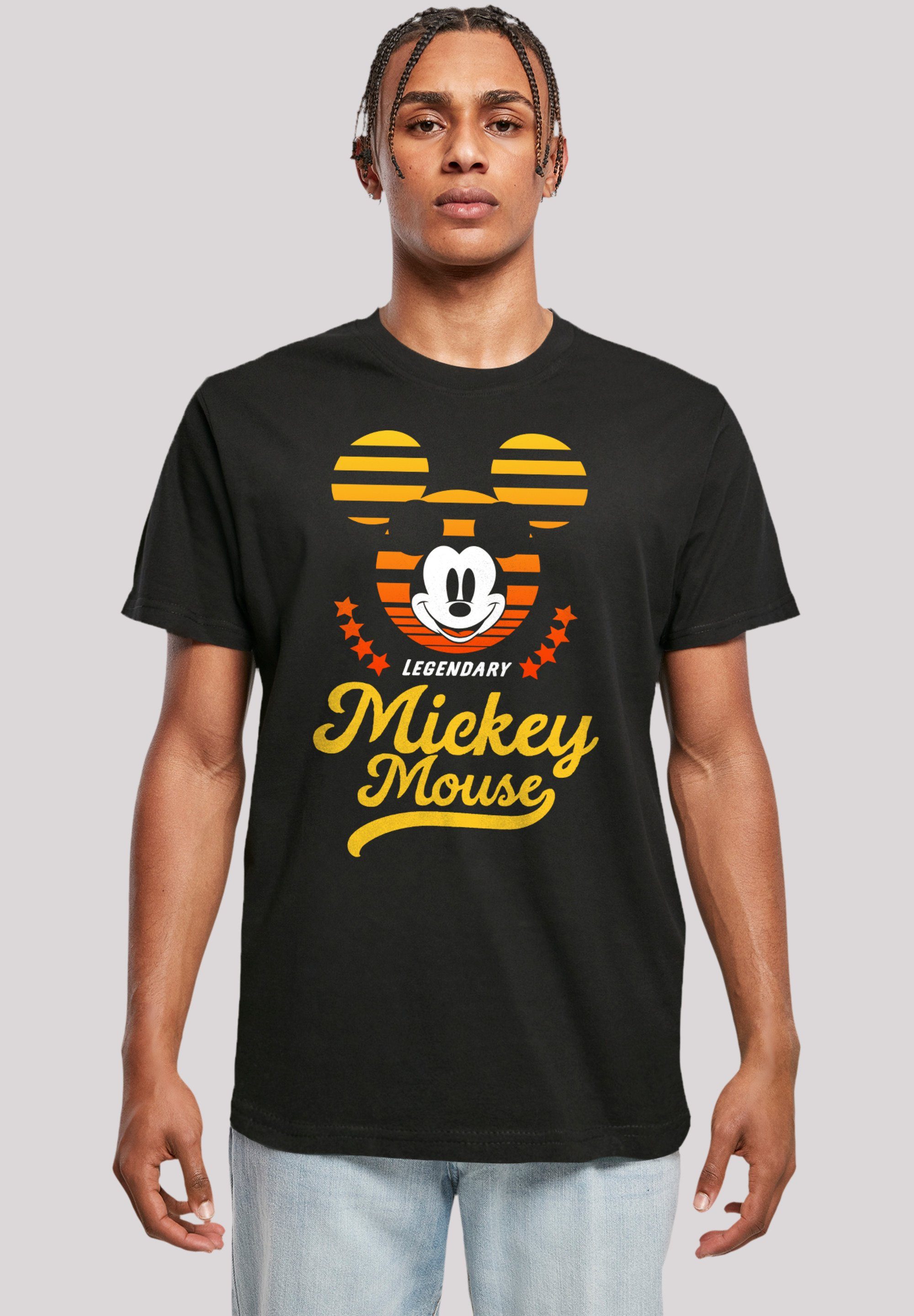 F4NT4STIC T-Shirt Disney Mickey Mouse California Premium Qualität,  Rippbündchen am Hals und Doppelnähte am Saum