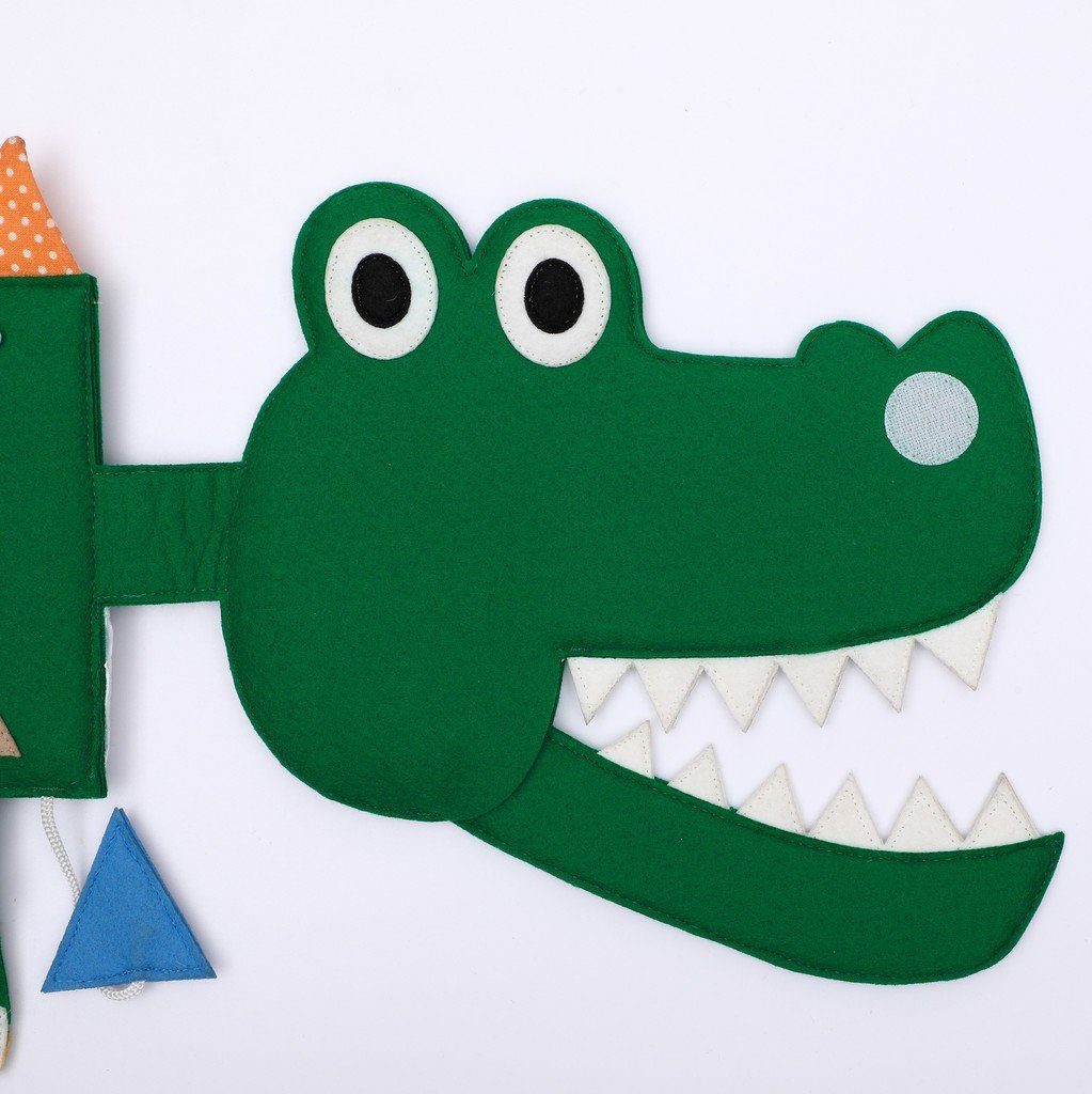 Jolly Buddy Krokodil Travel Designs Lernspielzeug