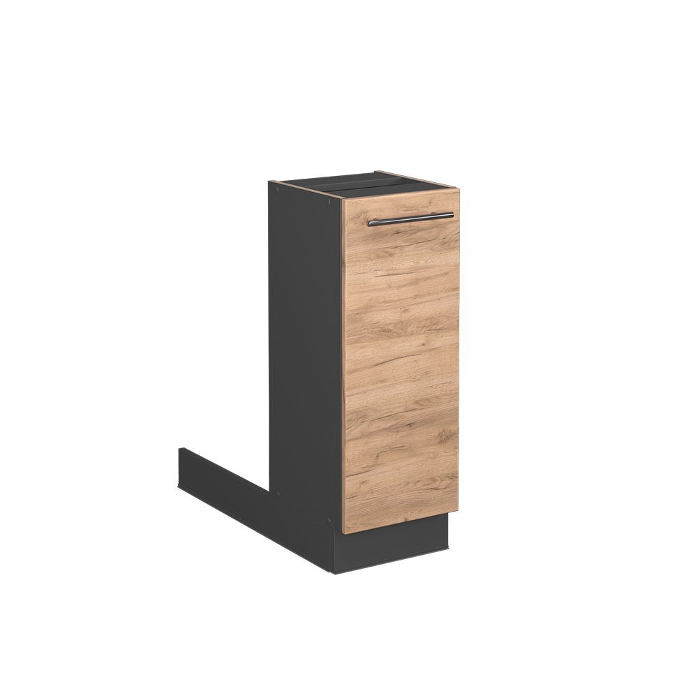 Vicco Unterschrank Fame-Line, Goldkraft Eiche/Anthrazit, 30 günstig online kaufen