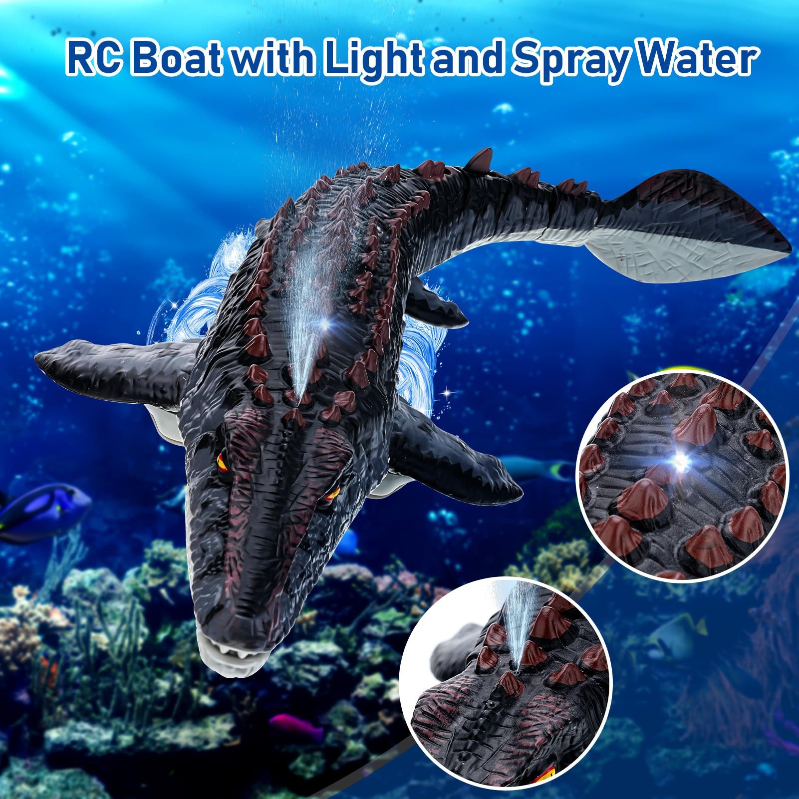 ZEUOPQ RC-Boot 2.4GHz Ferngesteuerter Dinosaurier Spielzeug günstig online kaufen