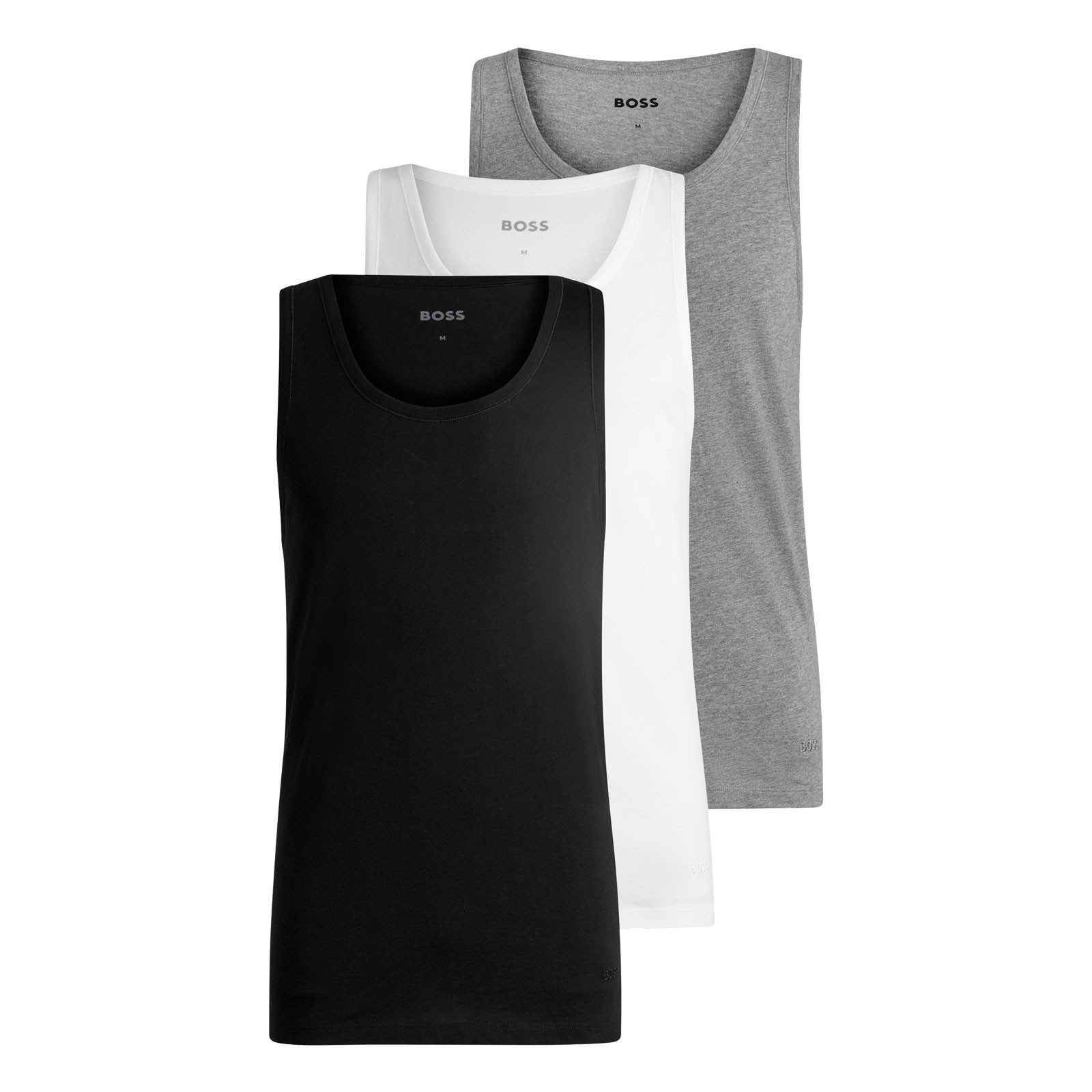 BOSS Tanktop Classic mit Logostickerei günstig online kaufen