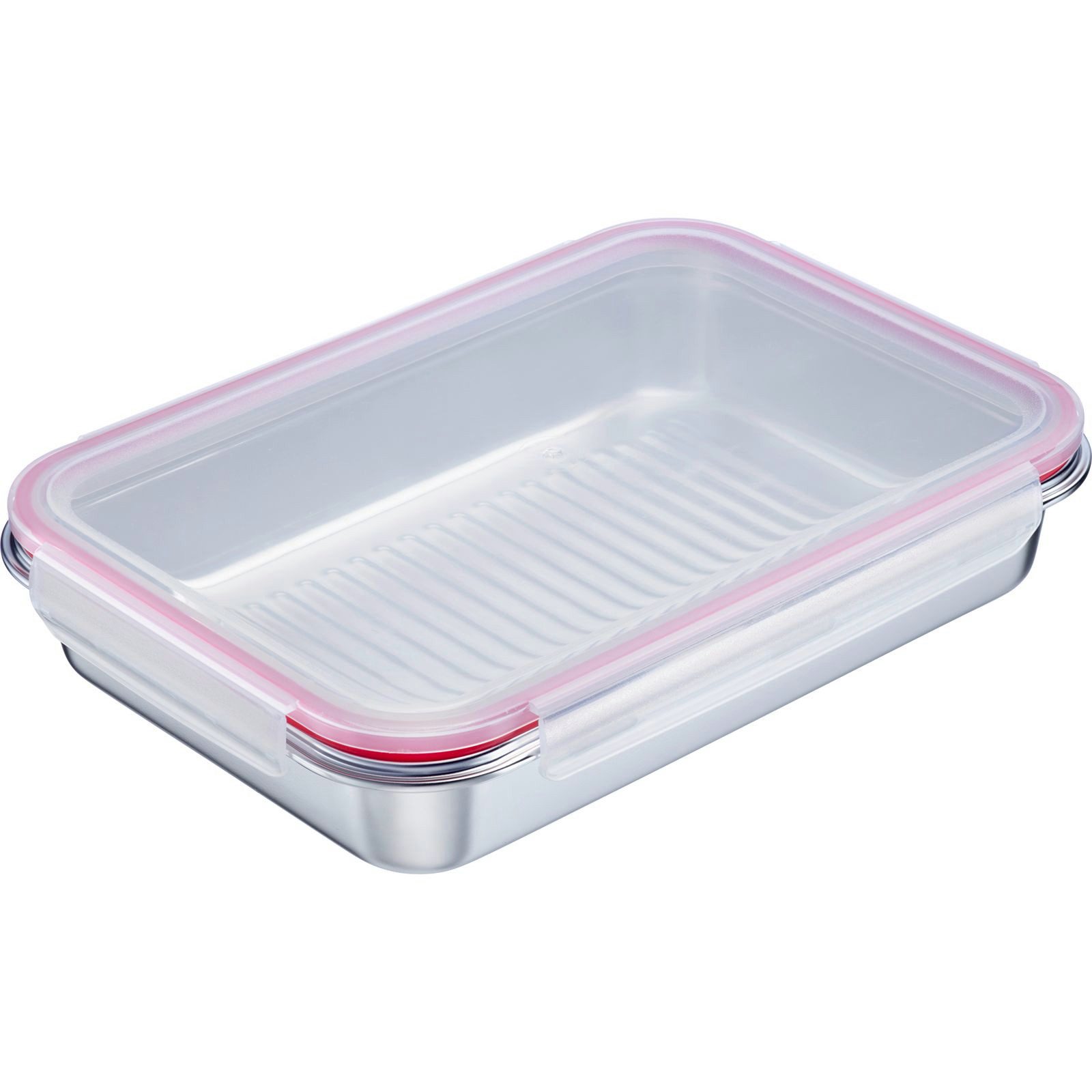 WESTMARK Lunchbox Edelstahl Lunch Box/ Frischhaltedose, Edelstahl 18/8, Polyprophylen (PP), Silikon, (1-tlg), Made in Germany, 5 Jahre Garantie