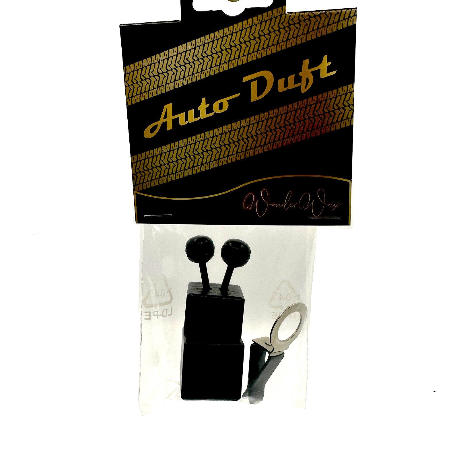 WonderWax Raumduft WonderWax® Auto Duft Quadrat Schwarz Deckel rund 8 ml, (Geröstete Marshmallows), Duftrichtung: Geröstete Marshmallows