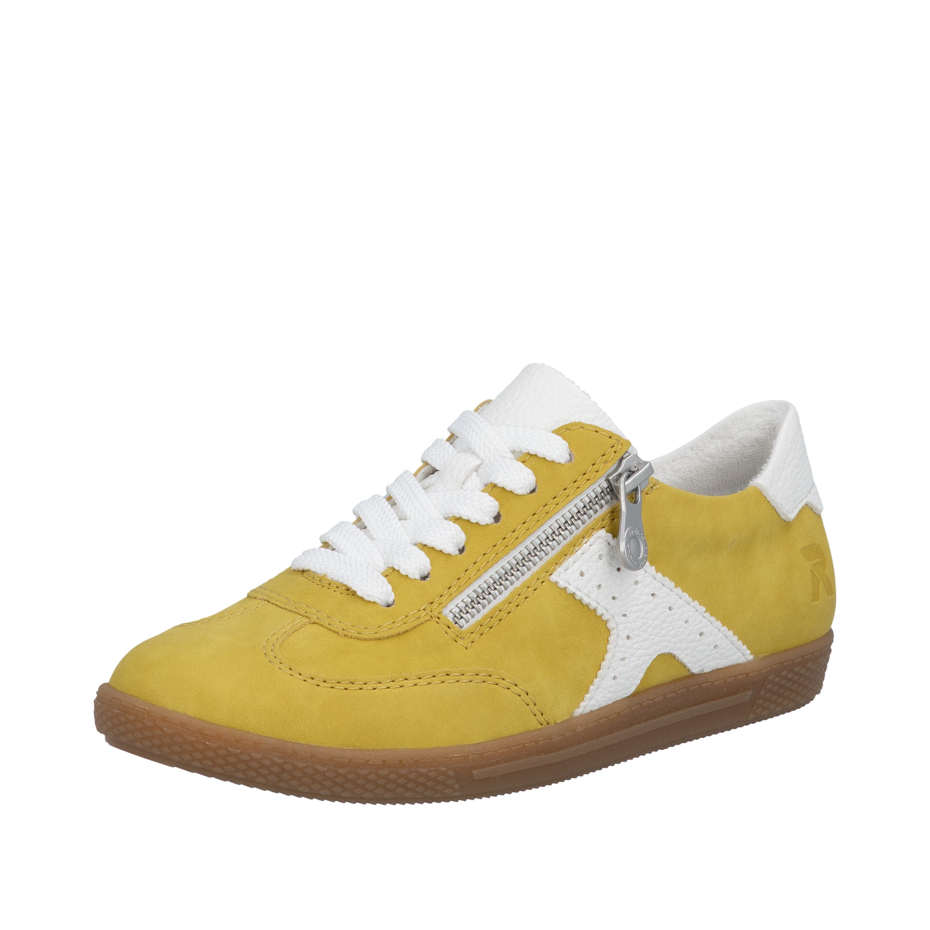 Rieker Sneaker Halbschuh, Freizeitschuh, Schnürschuh mit Reißverschluss günstig online kaufen