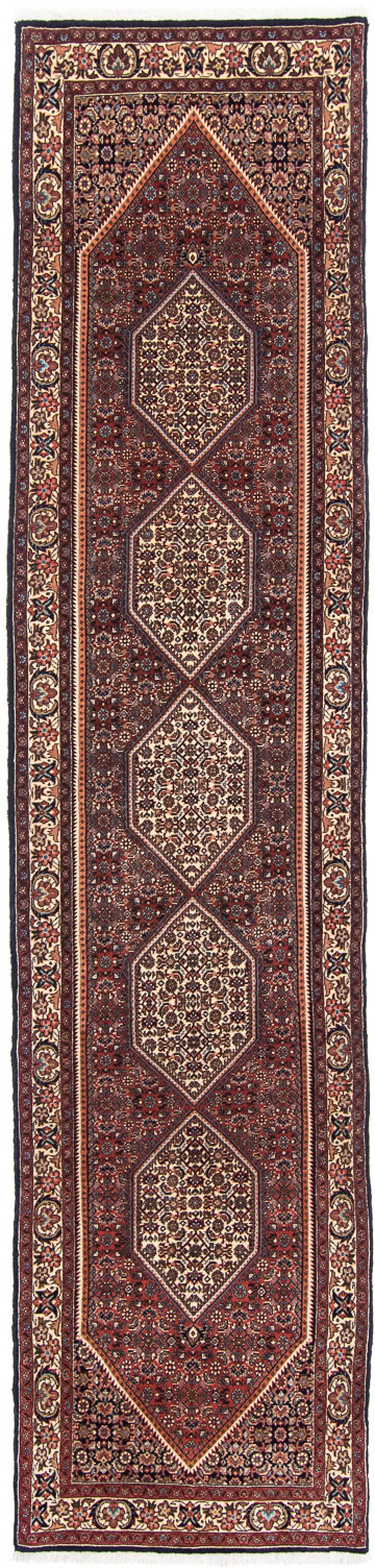 Orientteppich Perser mehrfarbig, mit morgenland, Wohnzimmer, cm 78 mm, 364 Handgeknüpft, - 15 - Höhe: Zertifikat rechteckig, Einzelstück - x Bidjar