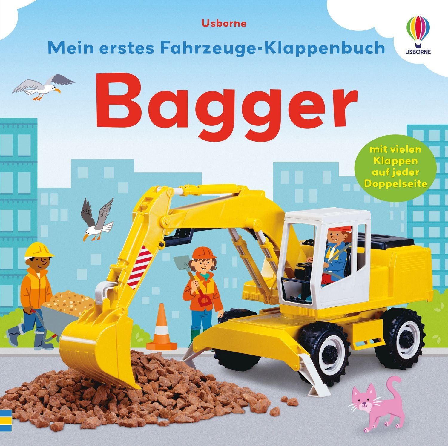 Mein erstes Fahrzeuge-Klappenbuch: Bagger / diverse