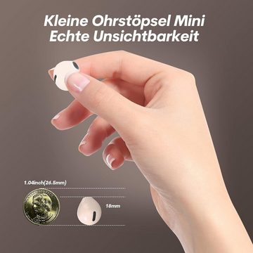 Xmenha mit Bluetooth 5.1 für stabile Verbindung und klare Anrufe, Mini In-Ear-Kopfhörer (Touch-Steuerung für einfache Bedienung und universelle Kompatibilität mit allen Bluetooth-Geräten., mit Maximaler Tragekomfort, Ultra-leichtes Design, Perfekte Passform)