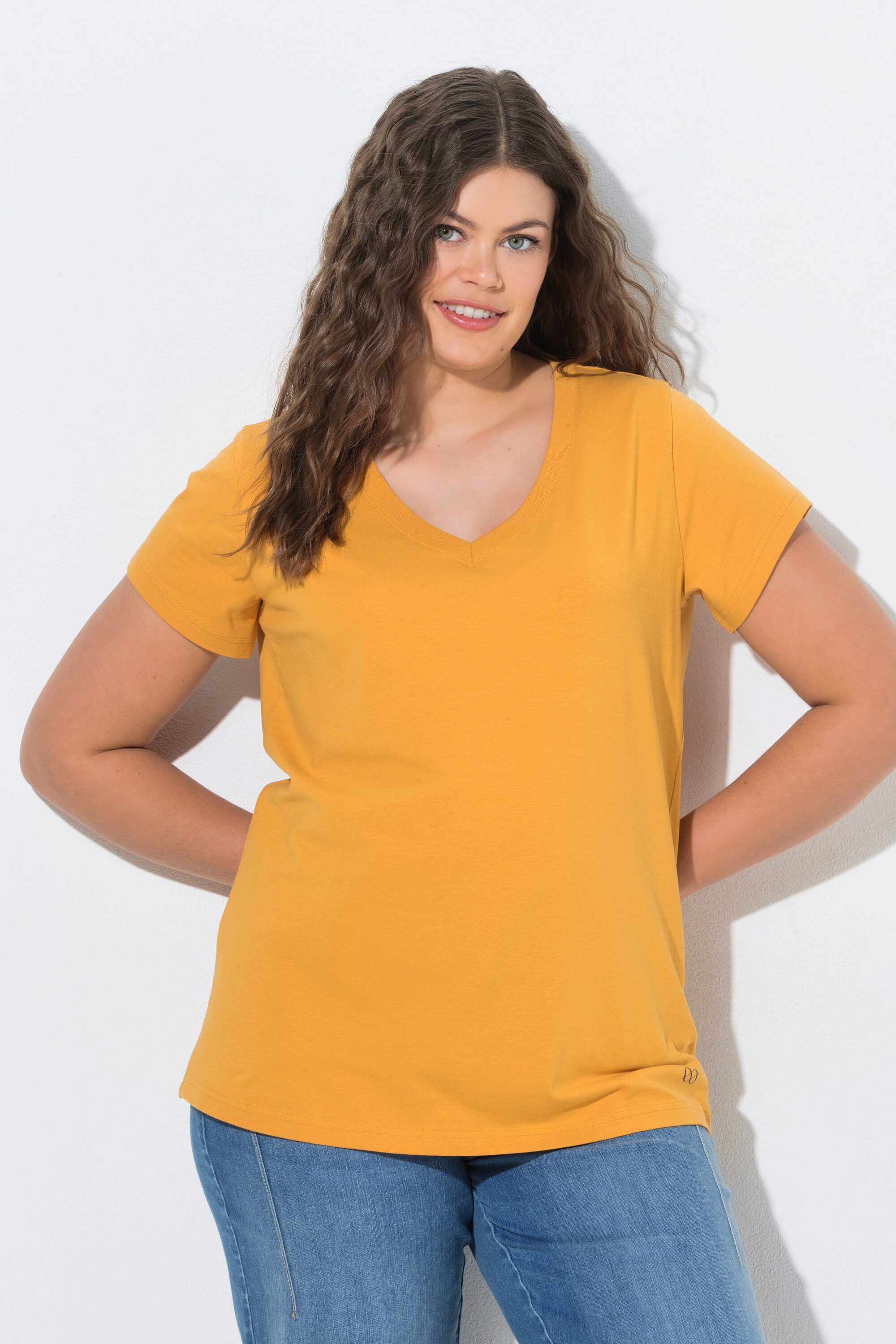 Laurasøn T-Shirt T-Shirt V-Ausschnitt 1/2 Arm