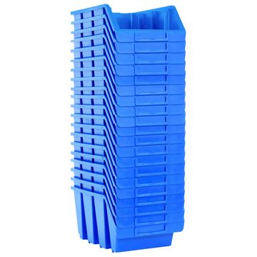 vidaXL Werkzeugbox Stapelboxen 20 Stk. Blau Kunststoff (20 St)