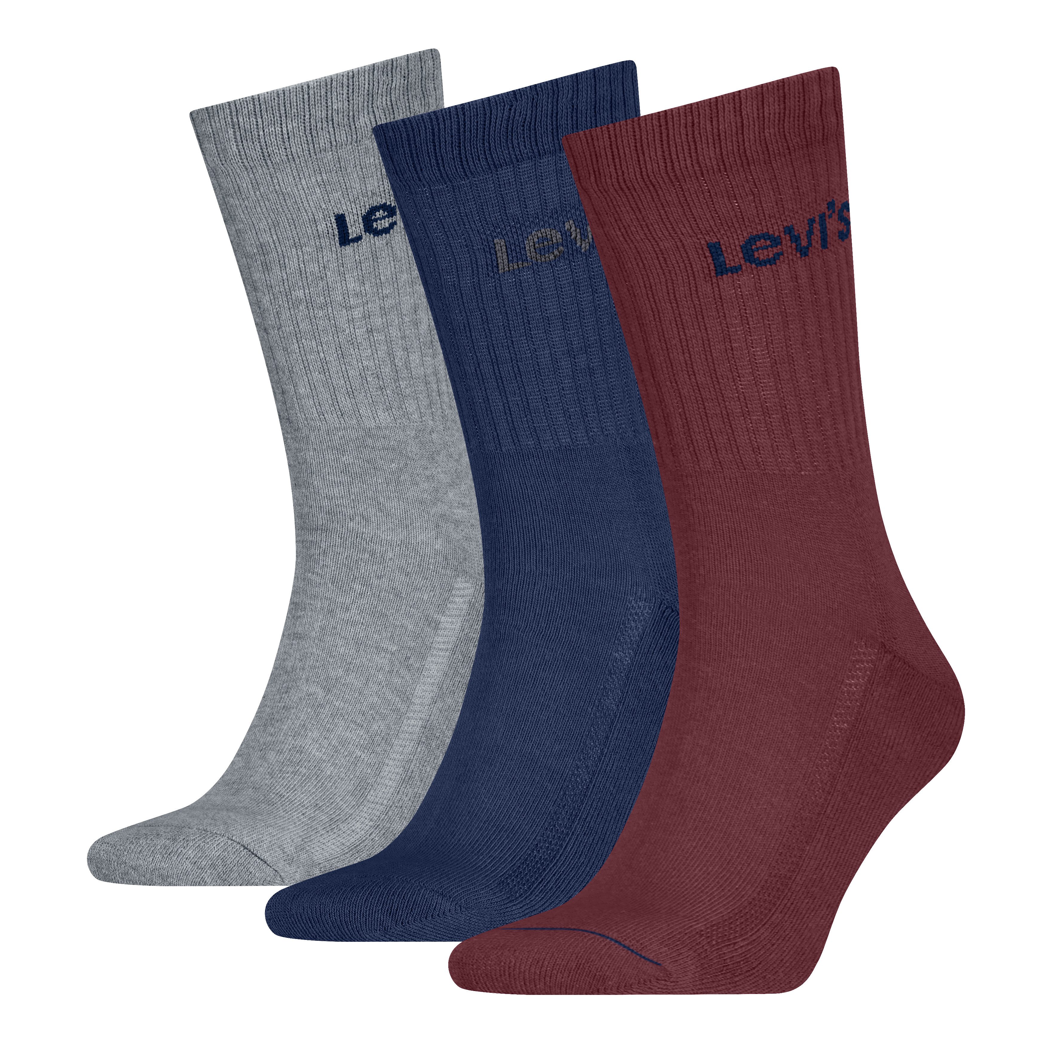 Levi's® Socken LEVIS UNI REGULAR CUT ORANGE TAB 3P (3 Paar)