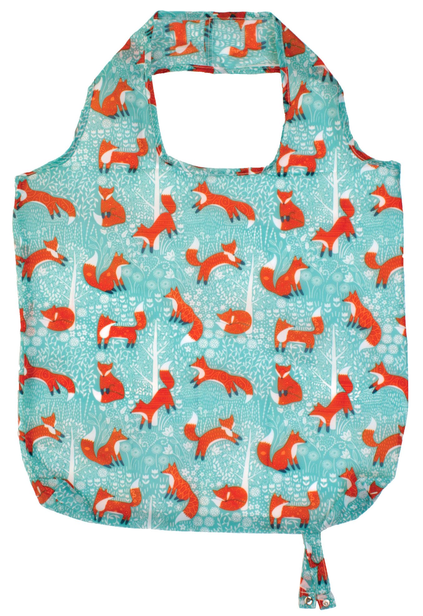 Ulster Weavers Einkaufsbeutel Foraging Fox, faltbare Einkaufstasche incl.Tragegriffe ca.46x61cm Roll-up-Tasche