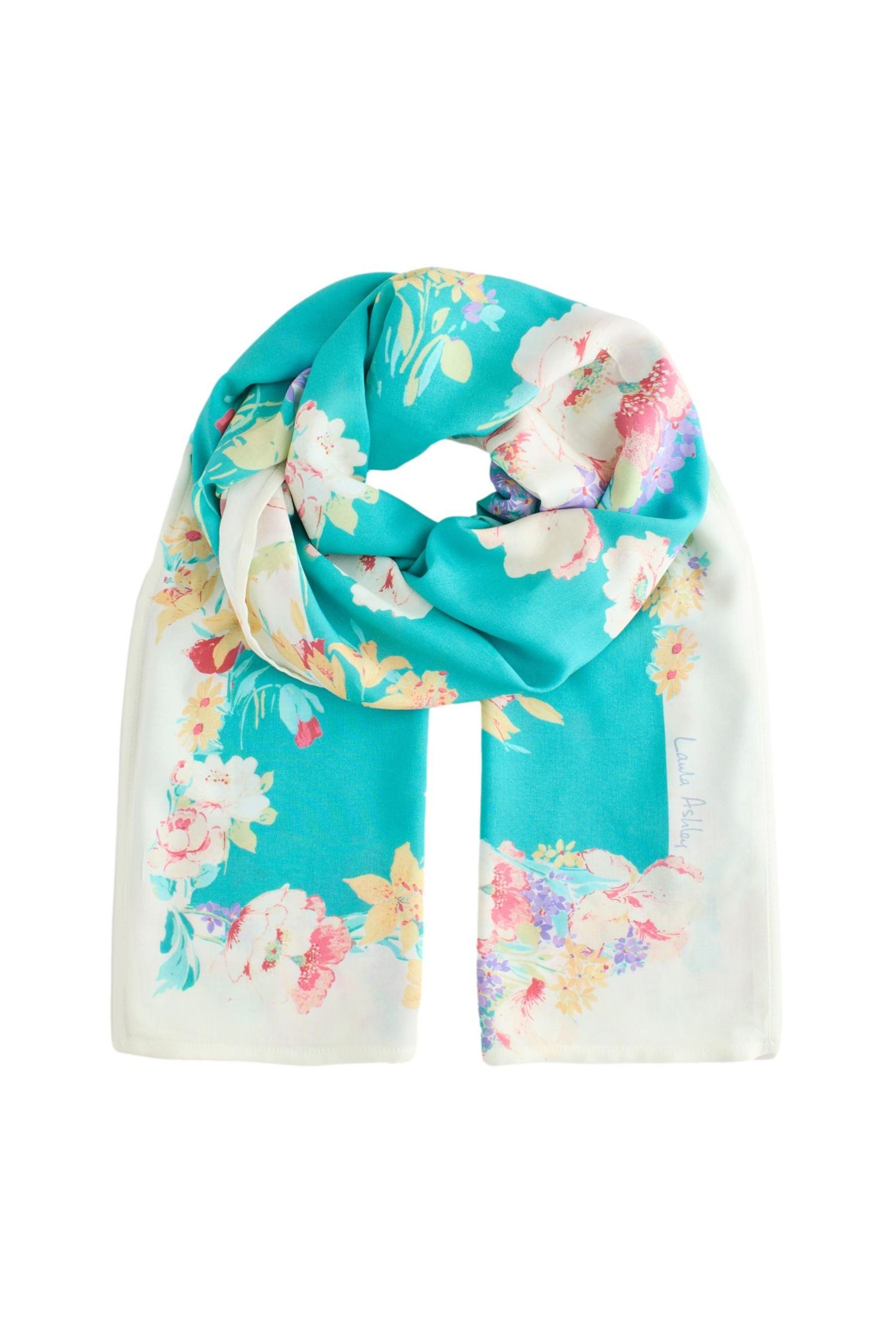 LAURA ASHLEY Schal Laura Ashley Everingham Schal mit Wiesenmotiv, (1-St)