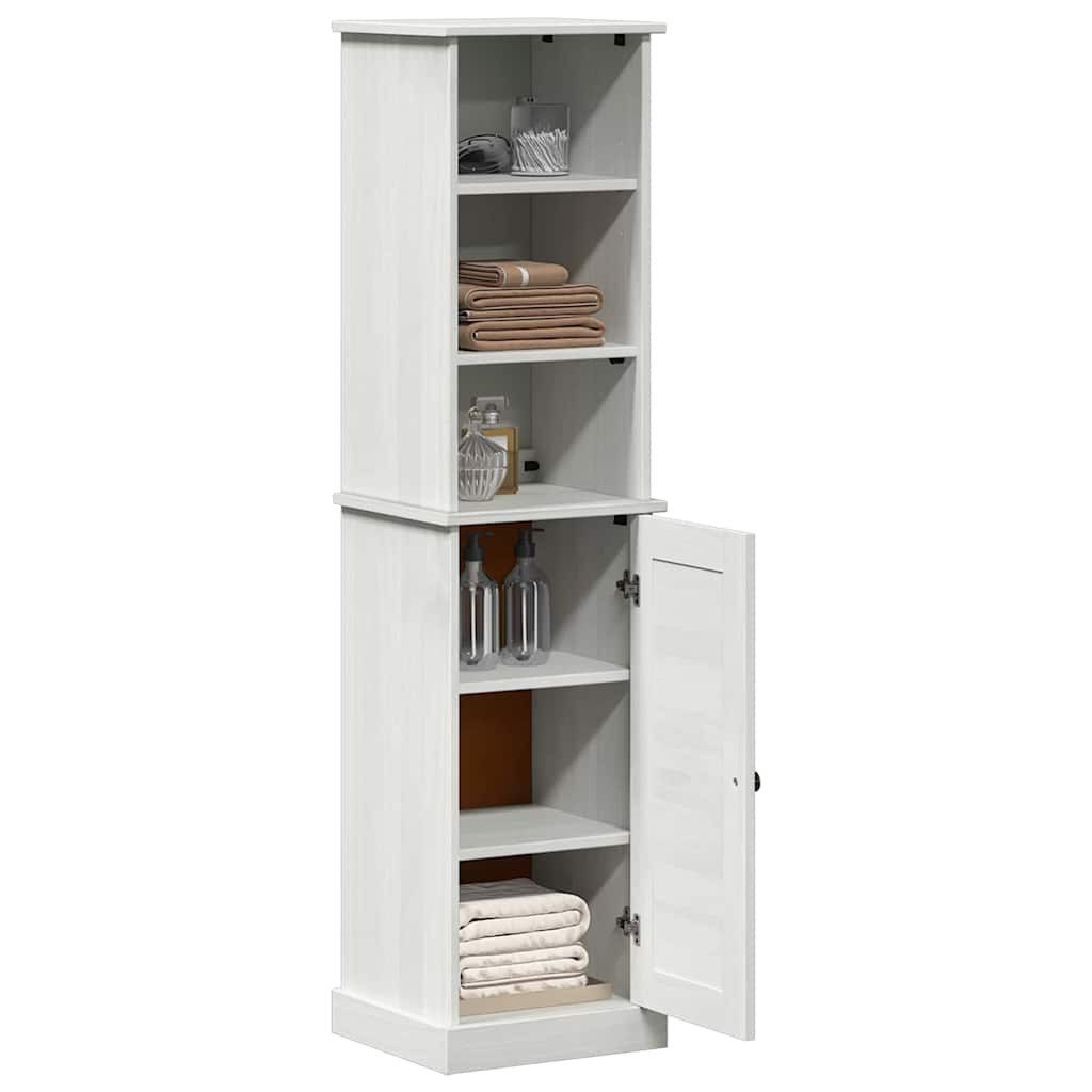 vidaXL Badezimmerspiegelschrank Badezimmermöbel-Set VIGO 2 stk. Weiß und Antikweiß (2-St)