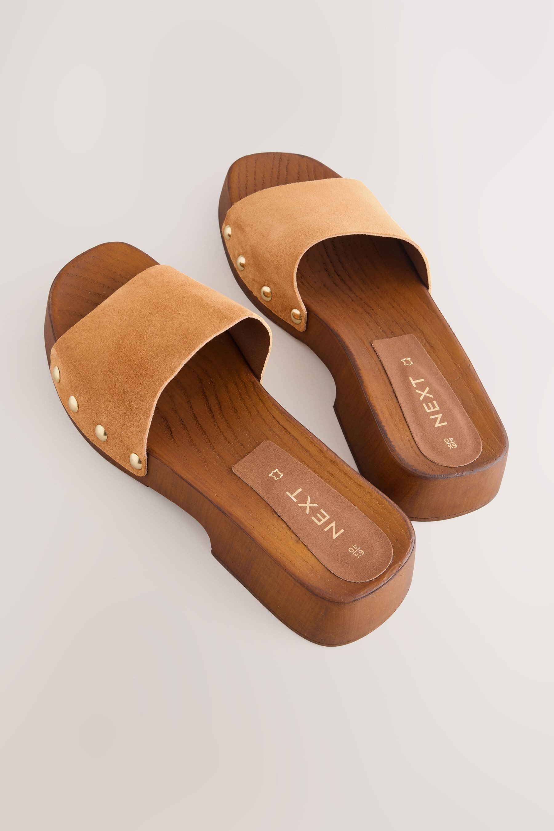 Next Zehenfreie Clog-Sandalen mit Nieten Clog (1-tlg) günstig online kaufen