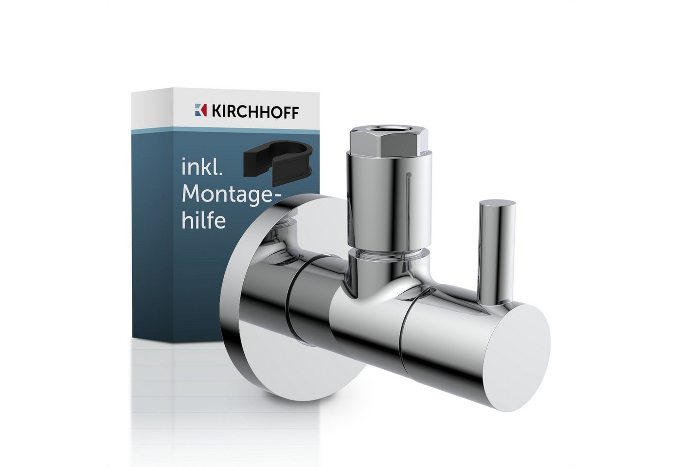 Thumbnail - Kirchhoff Eckventil, Universal Eckventil mit Schnellverschluss, ½“