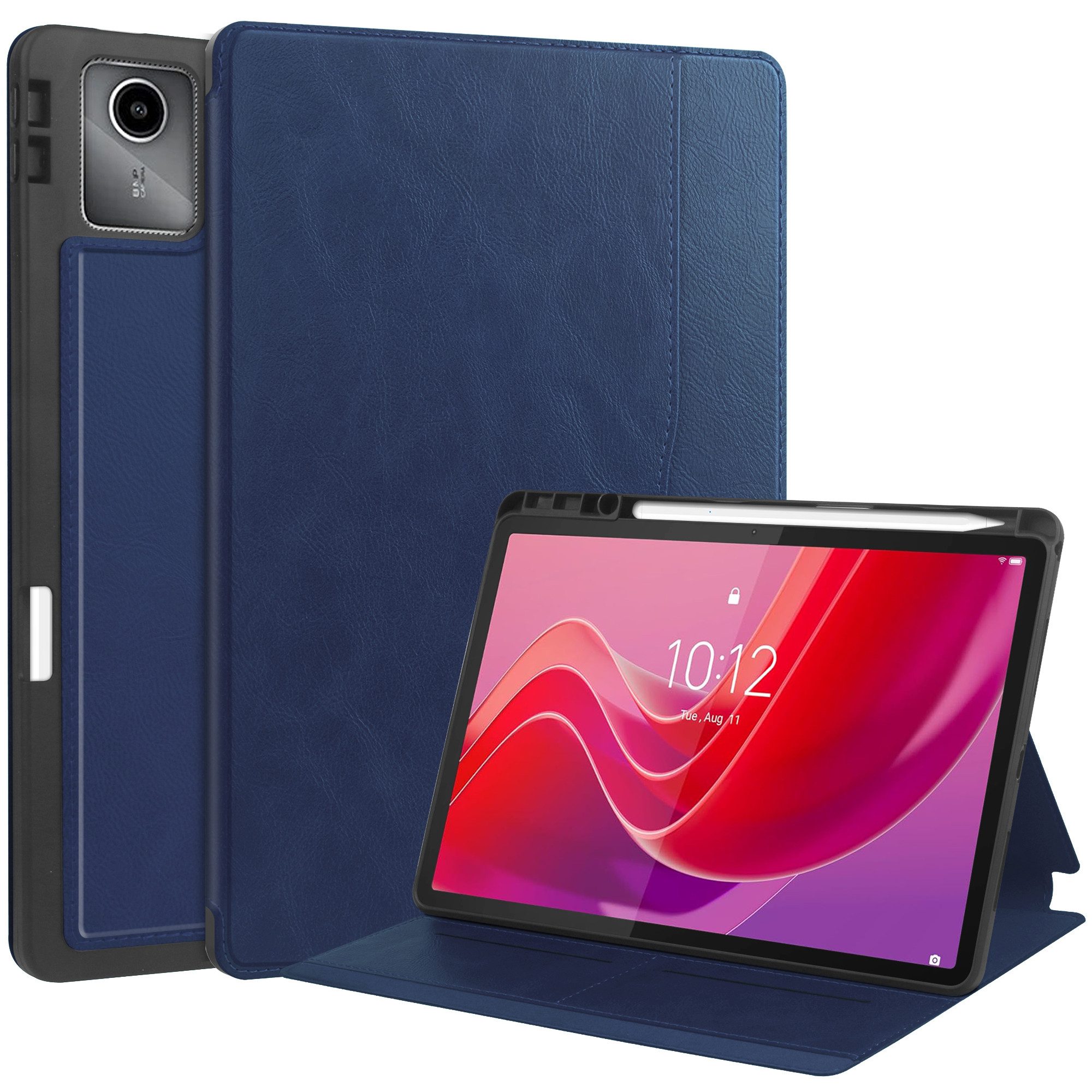Lobwerk Tablet-Hülle Schutzhülle für Lenovo Tab M11 2024 TB-330FU / TB-331FC 11 Zoll, Wake & Sleep Funktion, Sturzdämpfung, Aufstellfunktion
