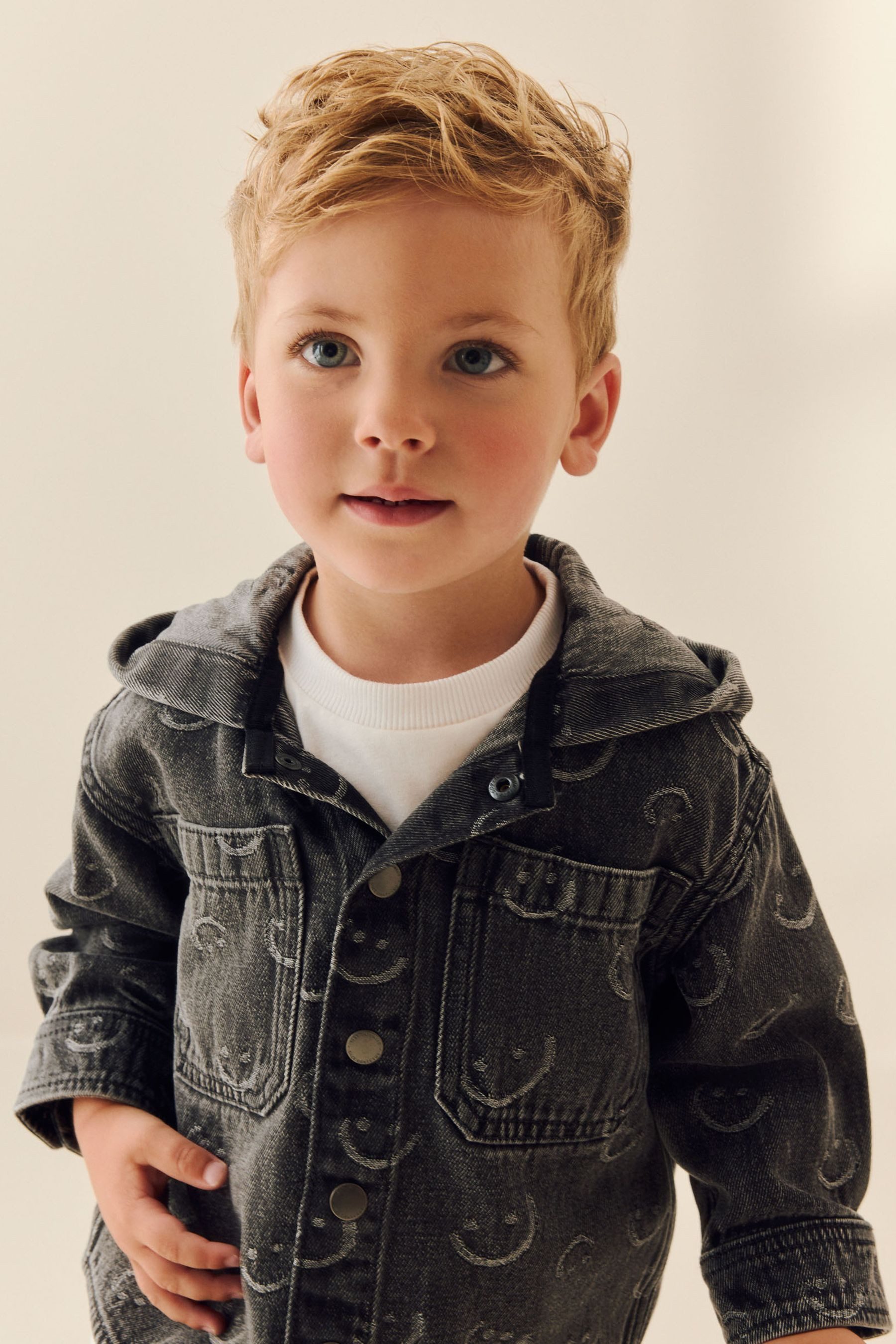 Next Jeanshemd Denim-Kapuzenhemdjacke (1-tlg)