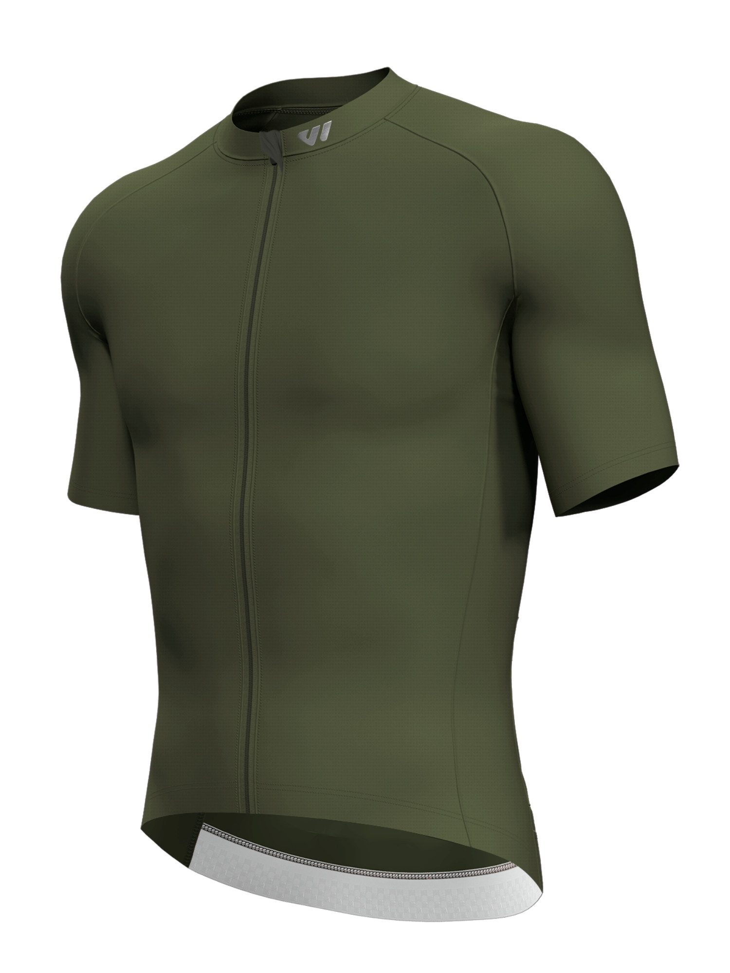 Wulibike Radtrikot Kurzarm atmungsaktiv Sommer Mesh Reflektoren Silikon-Grip Slim Fit (1-tlg) Reflektoren, rutschfestes Silikonband