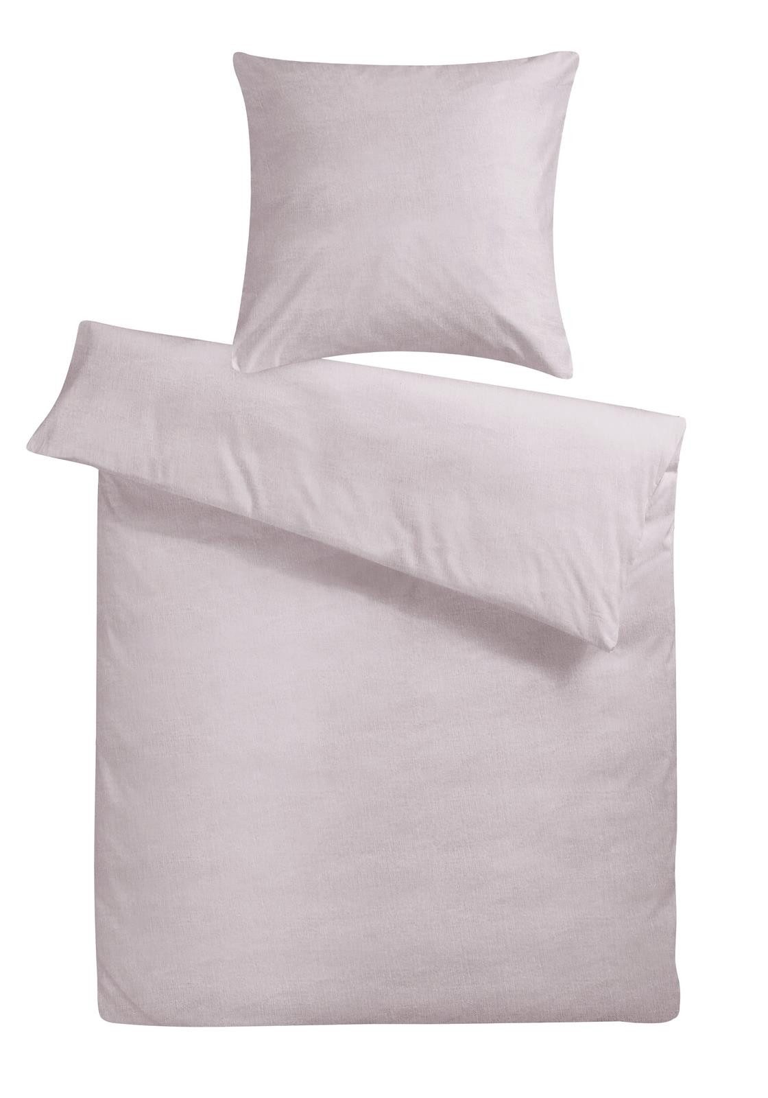 Carpe Sonno Постельное белье Renforce Постельное белье Uni Постельное белье Stone washed Baumwoll Bettbezug Set, Renforcé, 3 teilig, Baumwoll Постельное белье 240x220 Bettbezug Sommer 240 x 220 Rose