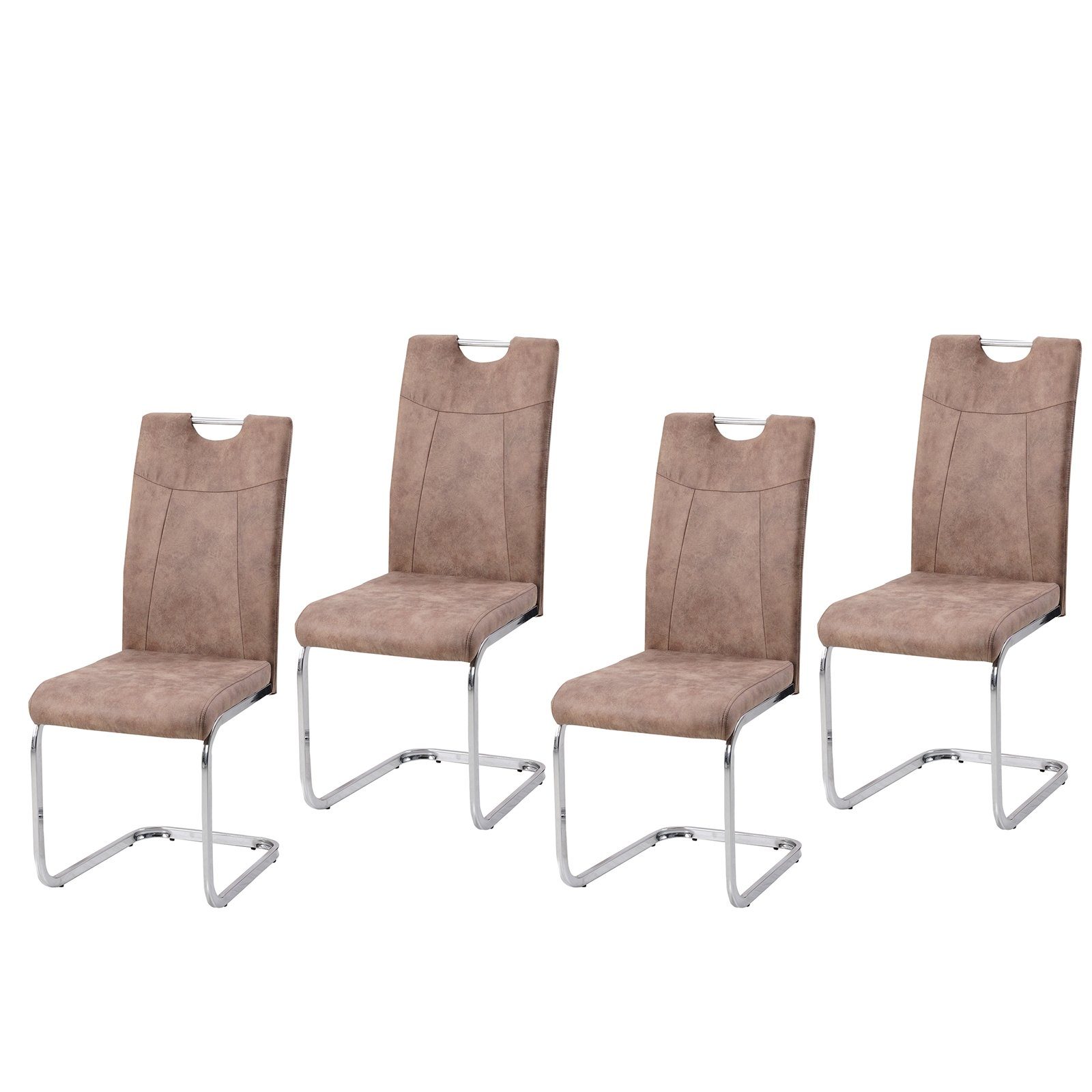 HTI-Living Esszimmerstuhl Esszimmerstuhl KellyC 4er-Set Braun (Set, 4 St), günstig online kaufen