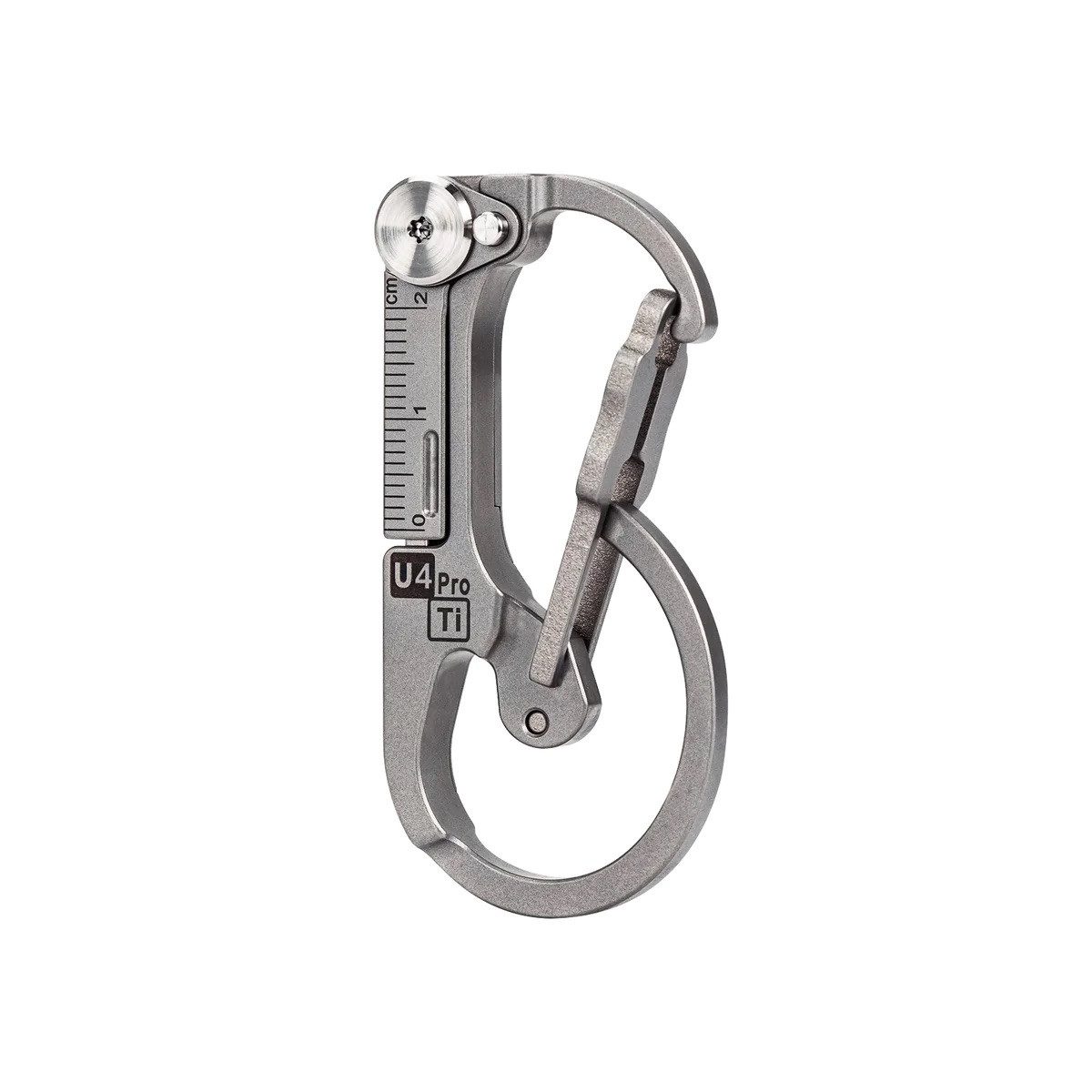 RovyVon Karabiner U4 Pro+ Ti Schnellöffner Titanium Carabiner and Keyring mit Messer, (1 St)